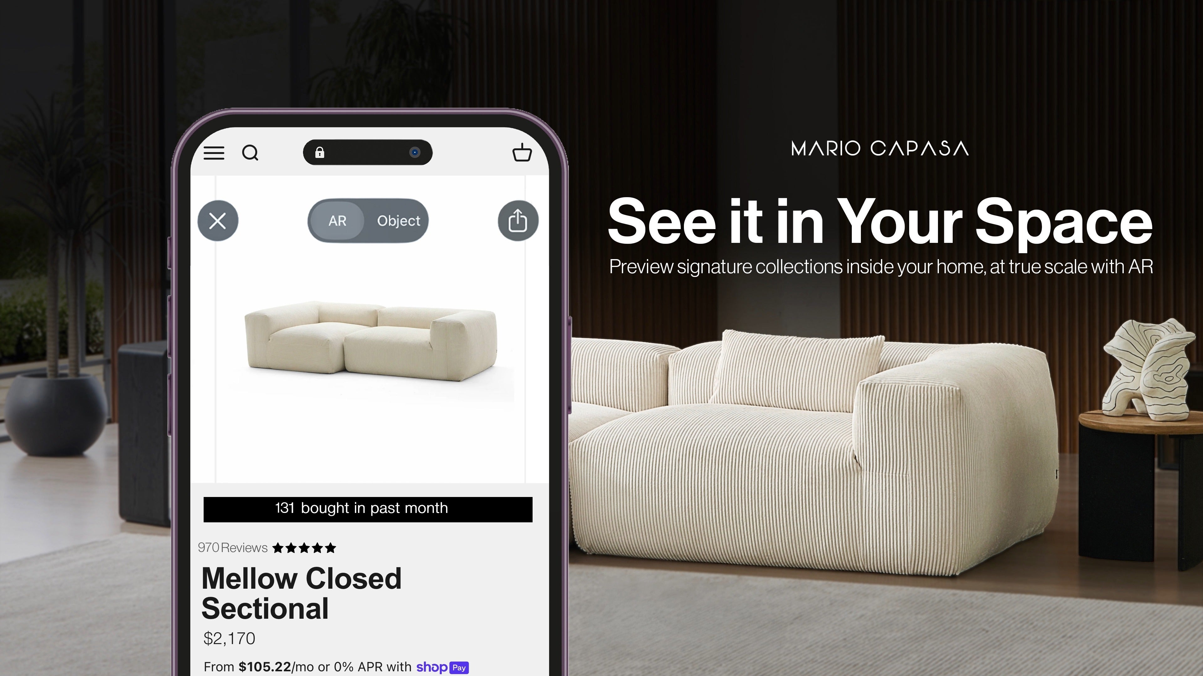 Using AR for the Perfect Modular Sofa Layout