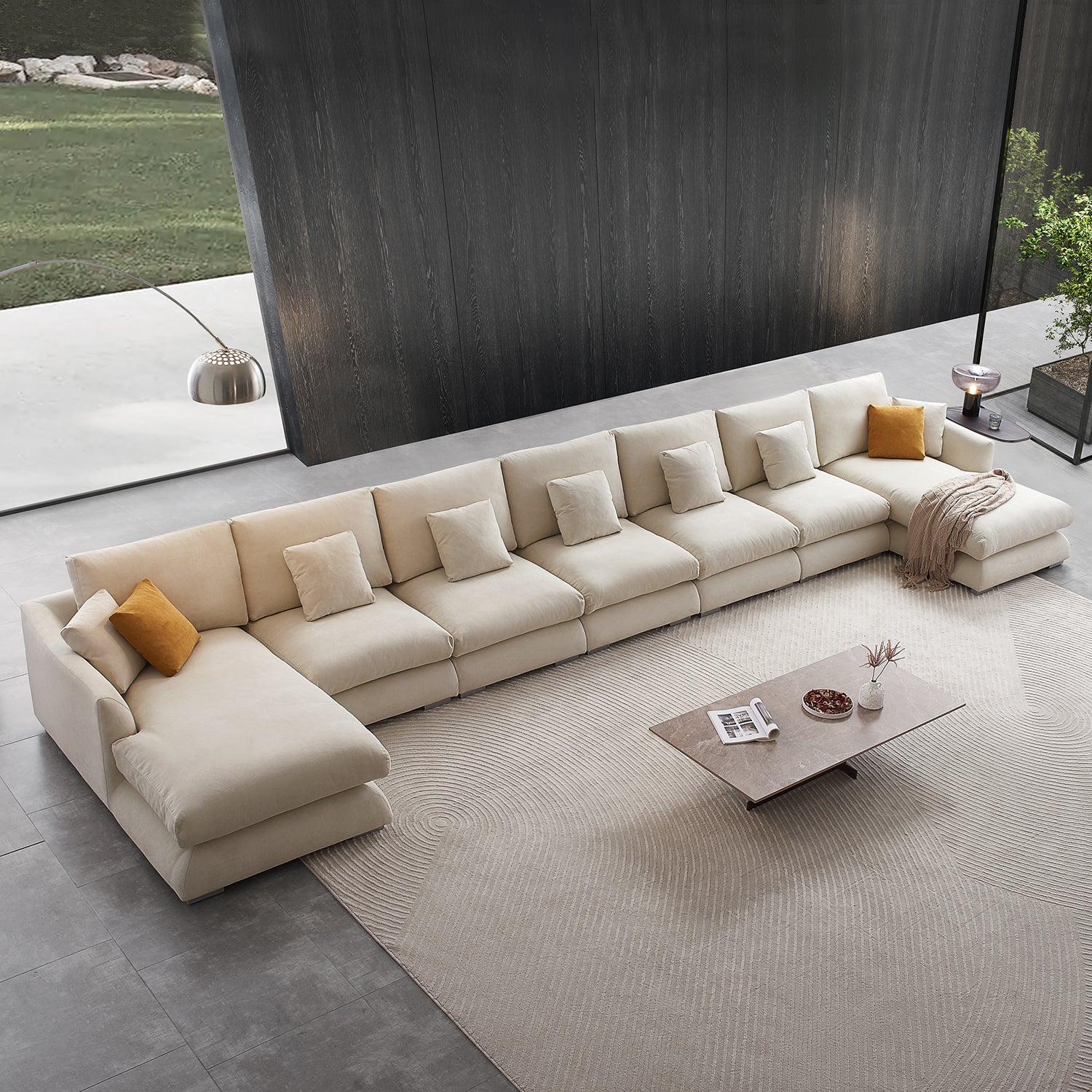 sectional - Feathers U - Sectional - MC - Mario Capasa
