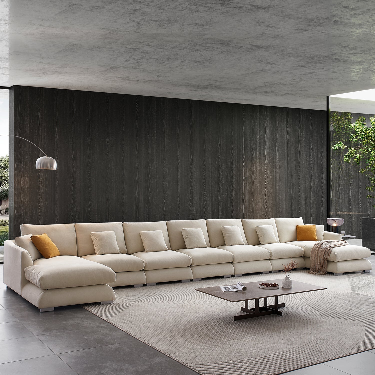 sectional - Feathers U - Sectional - MC - Mario Capasa