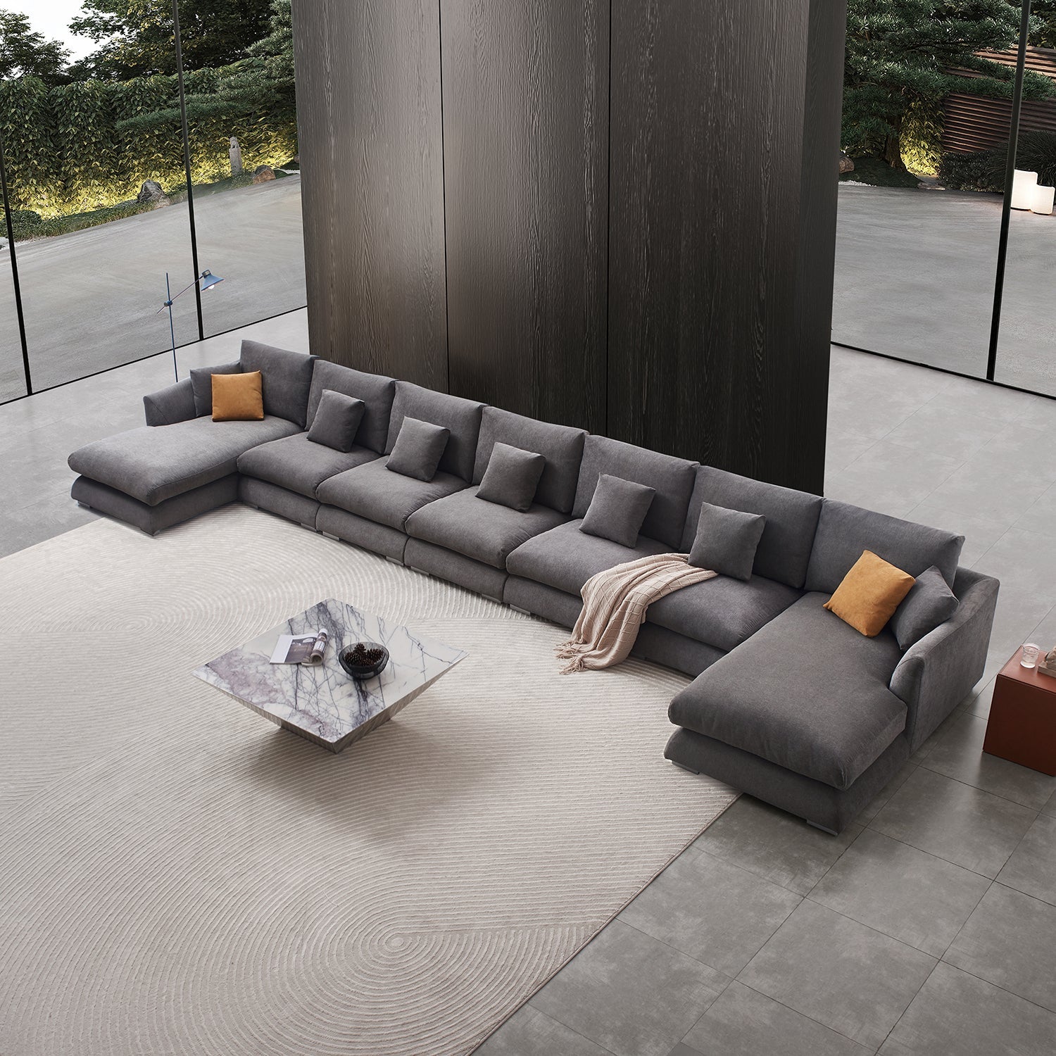 sectional - Feathers U - Sectional - MC - Mario Capasa