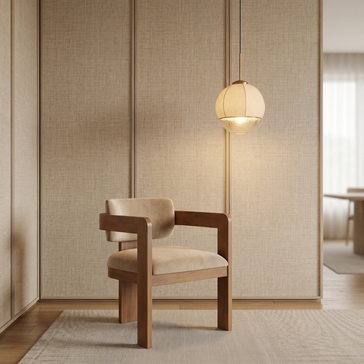 Sacha Walnut Dining Chair