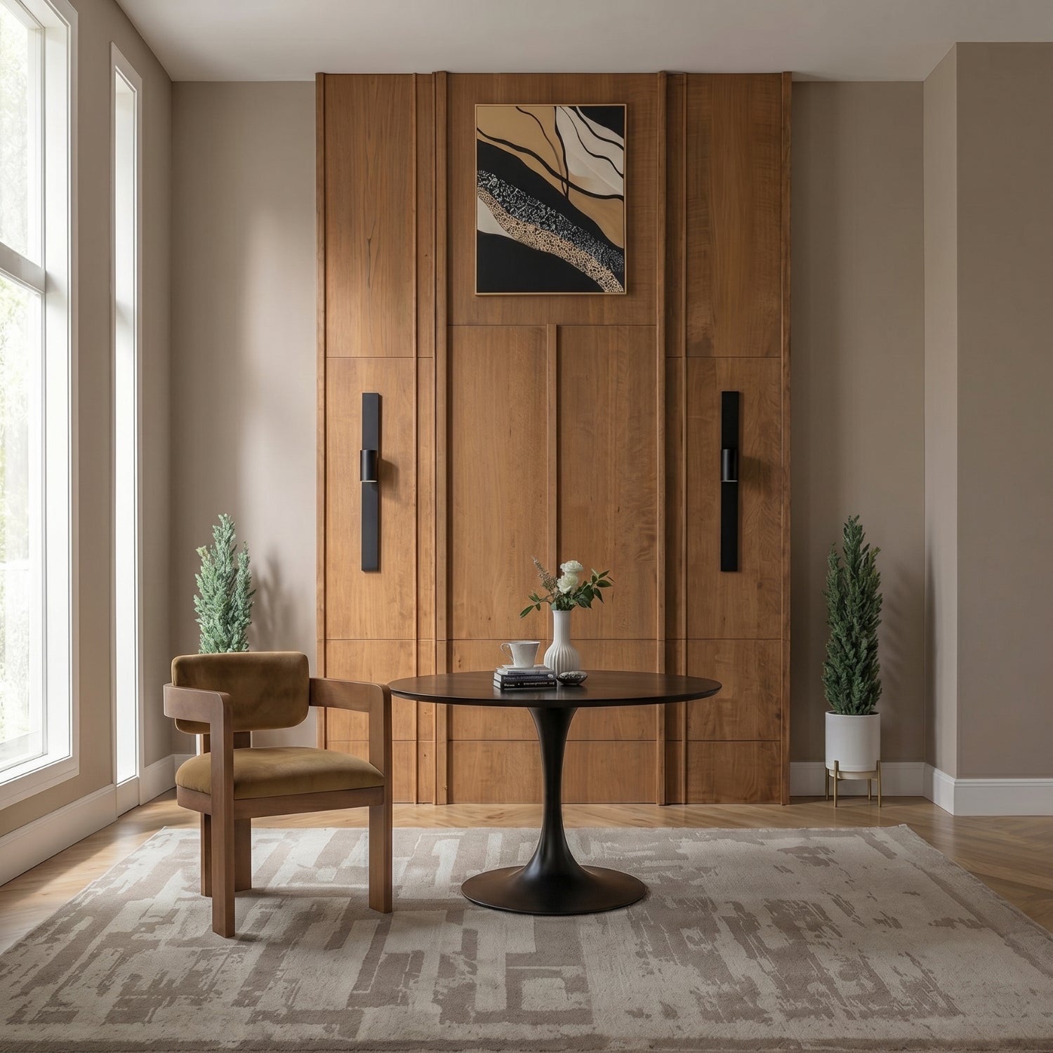 Sacha Walnut Dining Chair