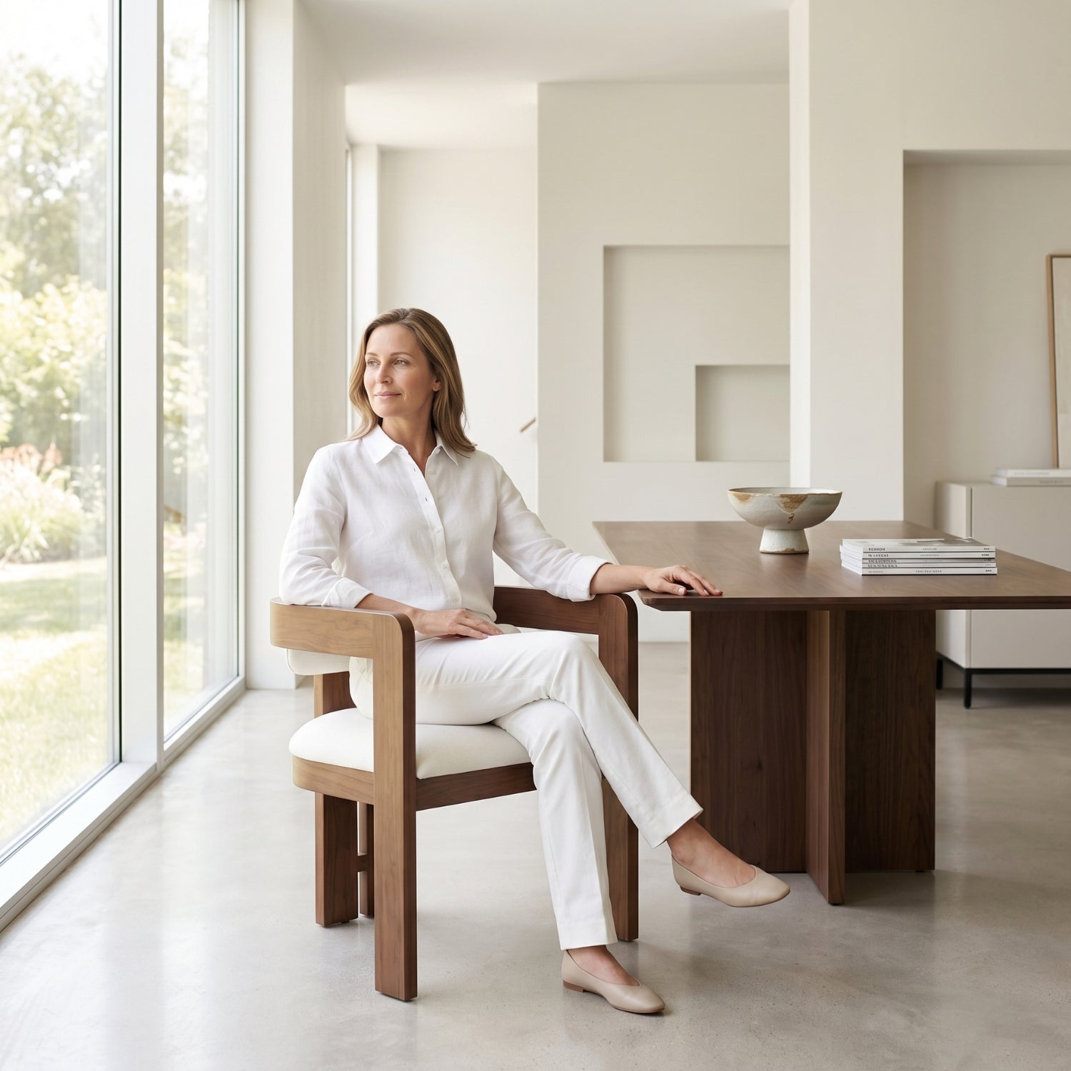 Sacha Walnut Dining Chair