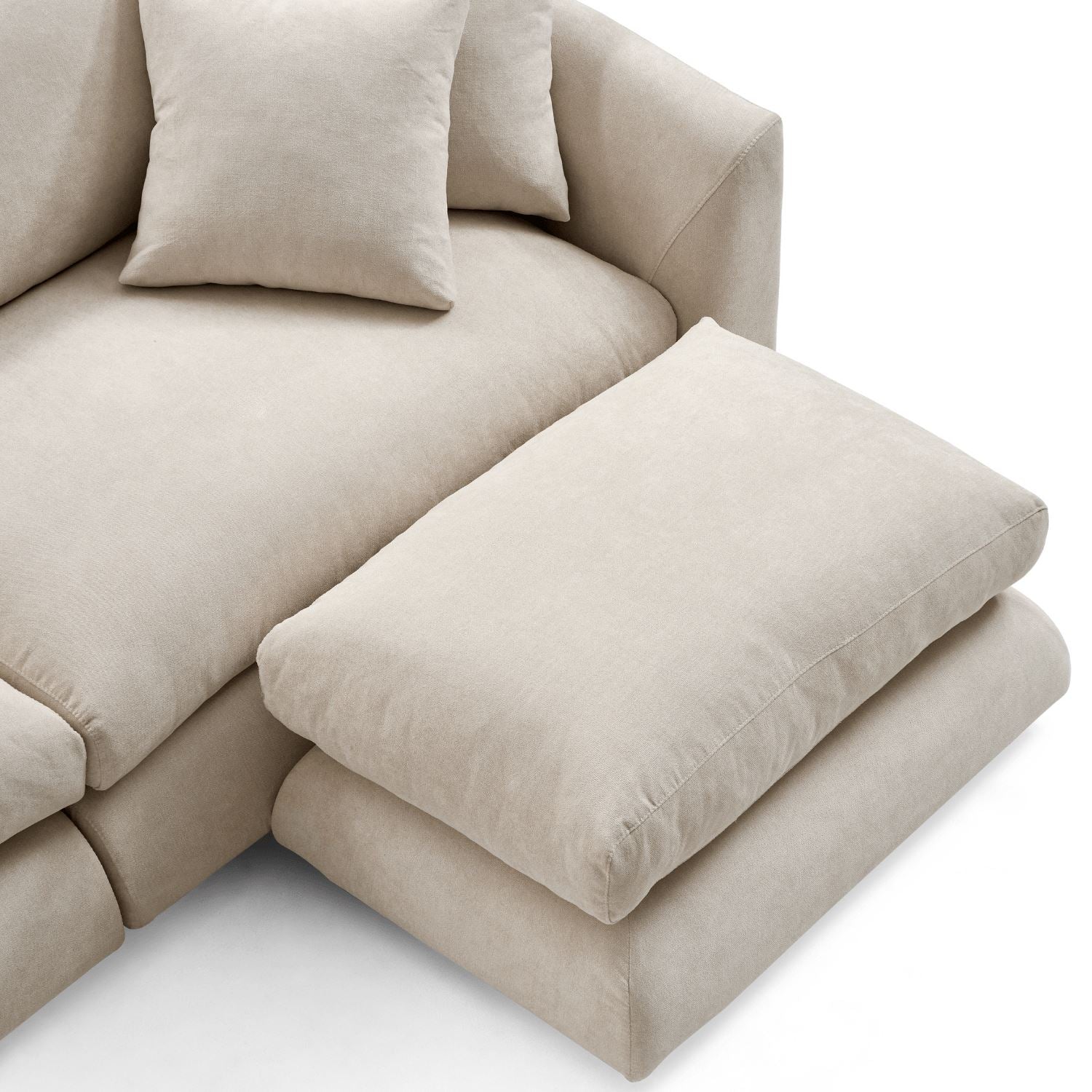 Sofa - Feathers Sofa + Ottoman - MC - Mario Capasa