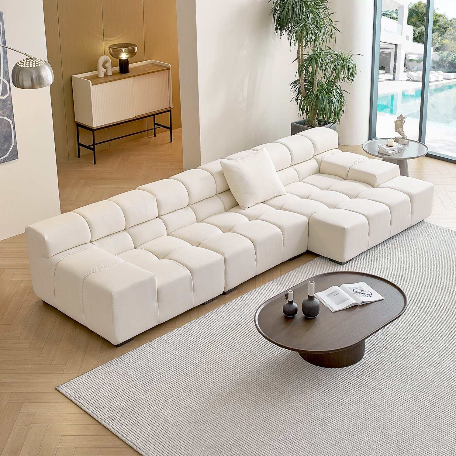 sectional - Amora Sectional Low Arm - MC - Mario Capasa