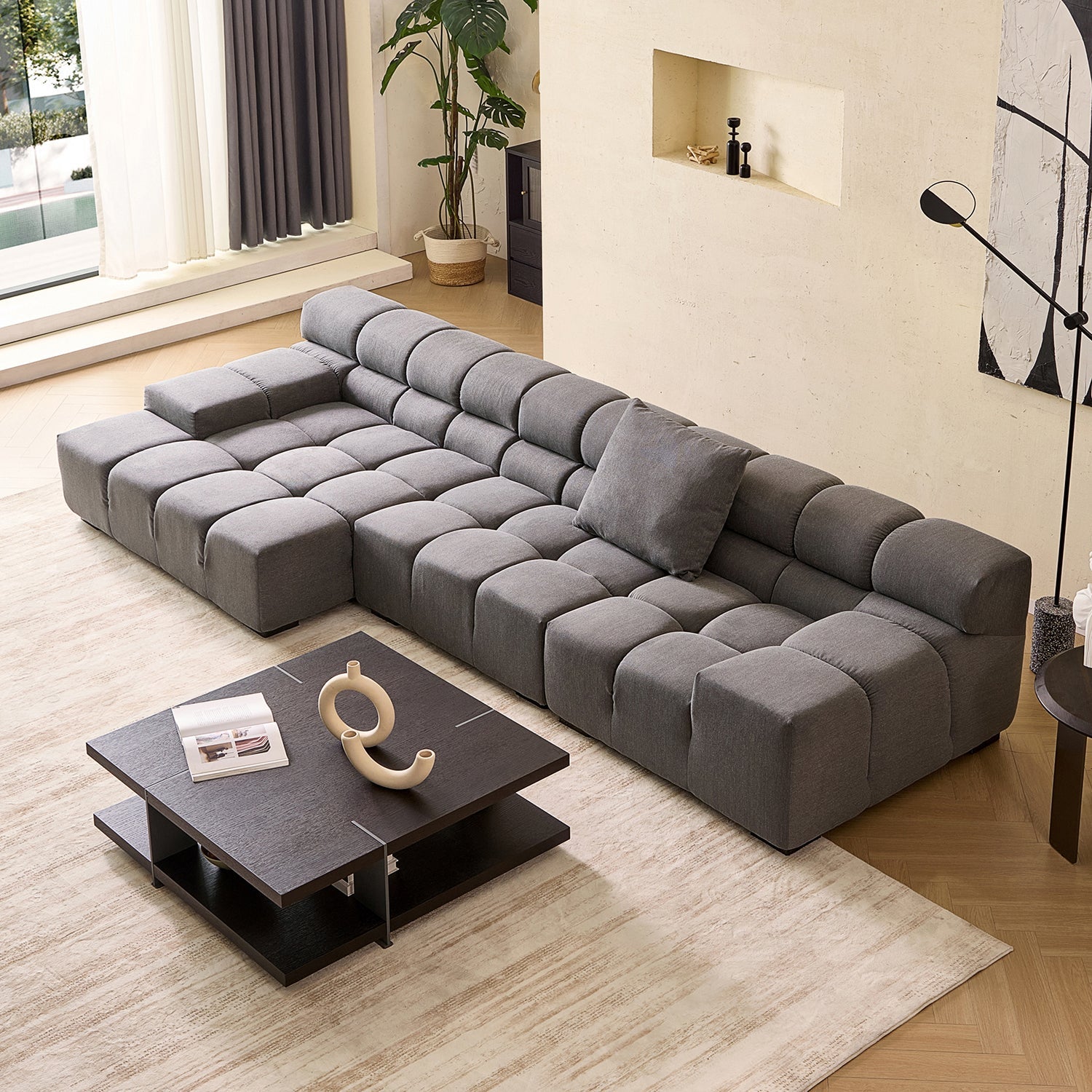 sectional - Amora Sectional Low Arm - MC - Mario Capasa