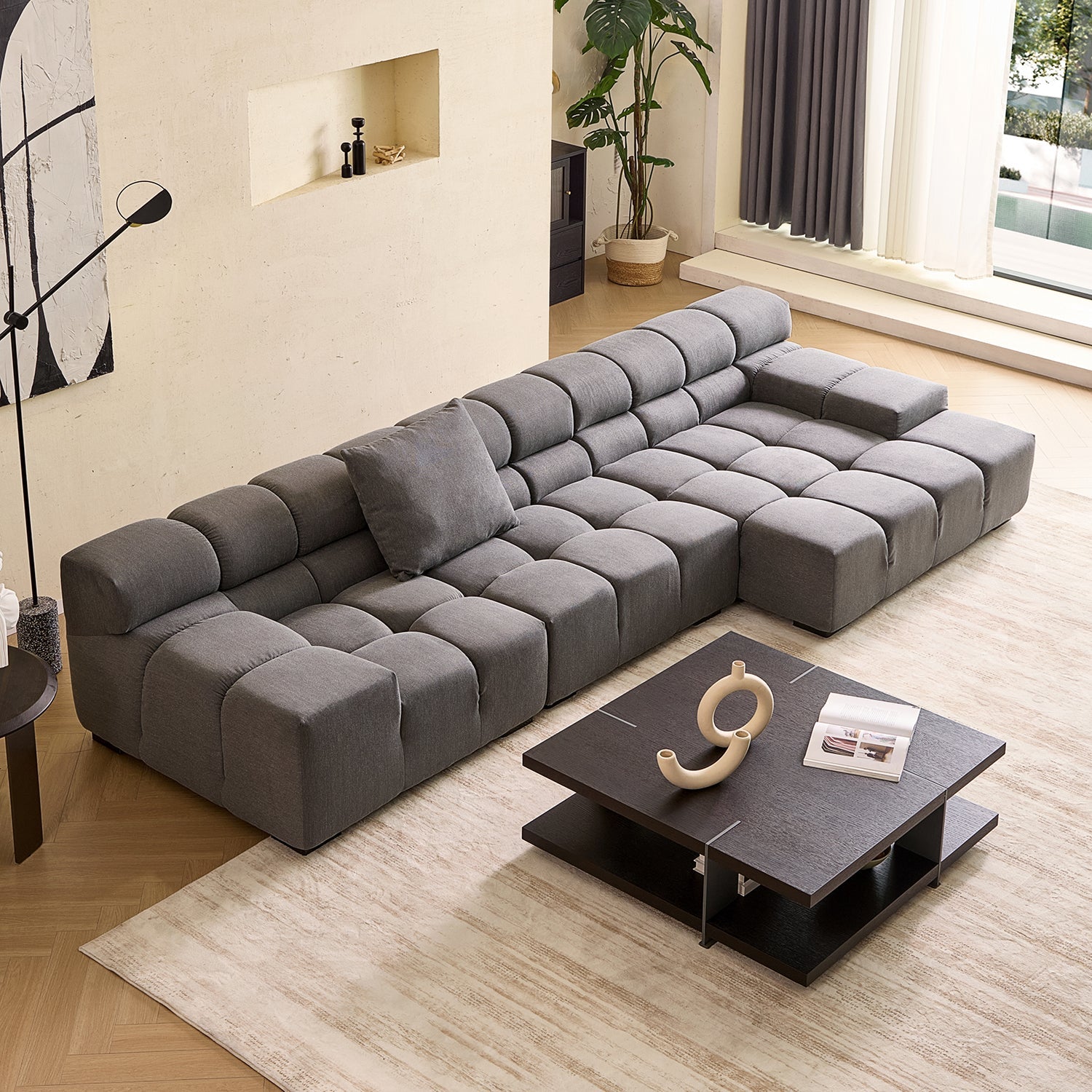 sectional - Amora Sectional Low Arm - MC - Mario Capasa