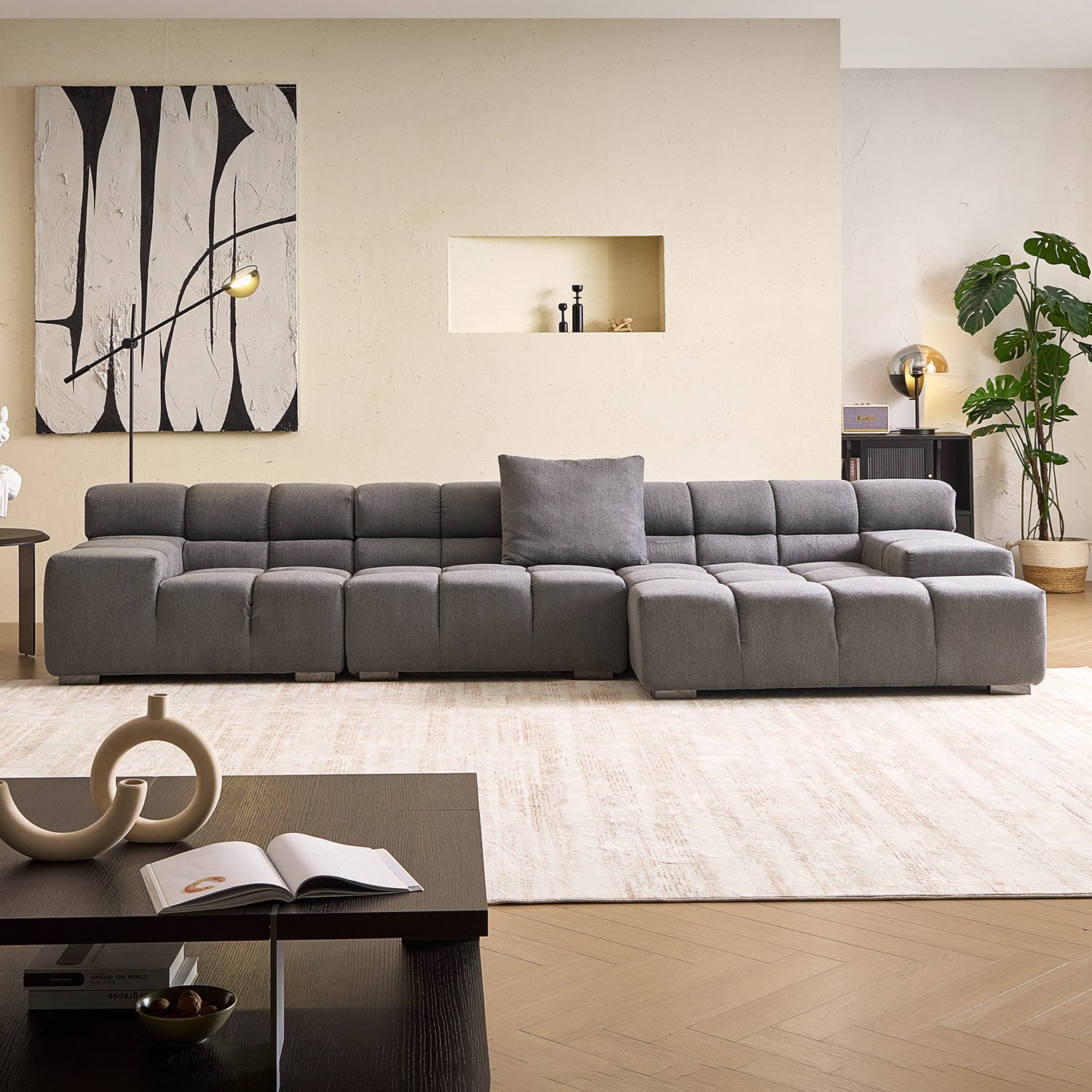 sectional - Amora Sectional Low Arm - MC - Mario Capasa