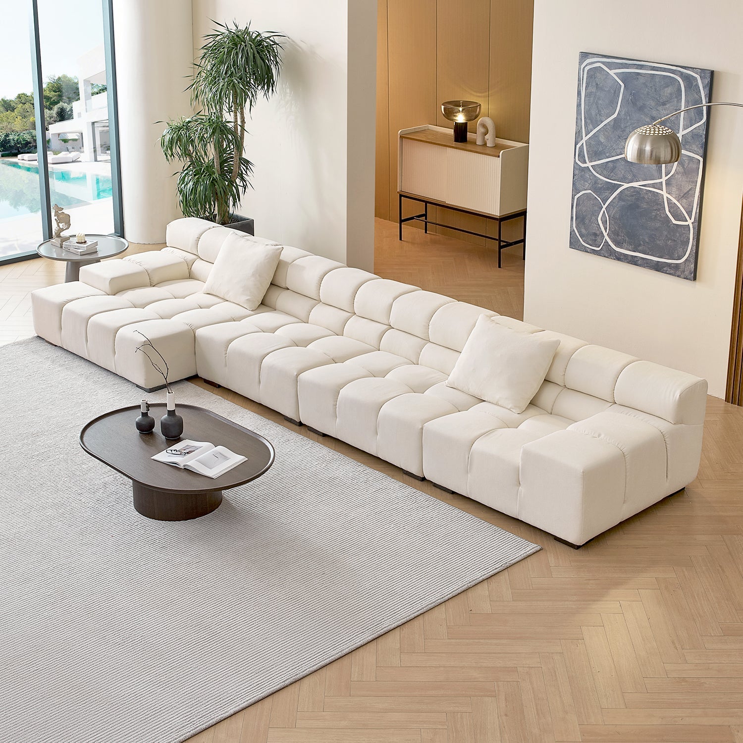 sectional - Amora Sectional Low Arm - MC - Mario Capasa