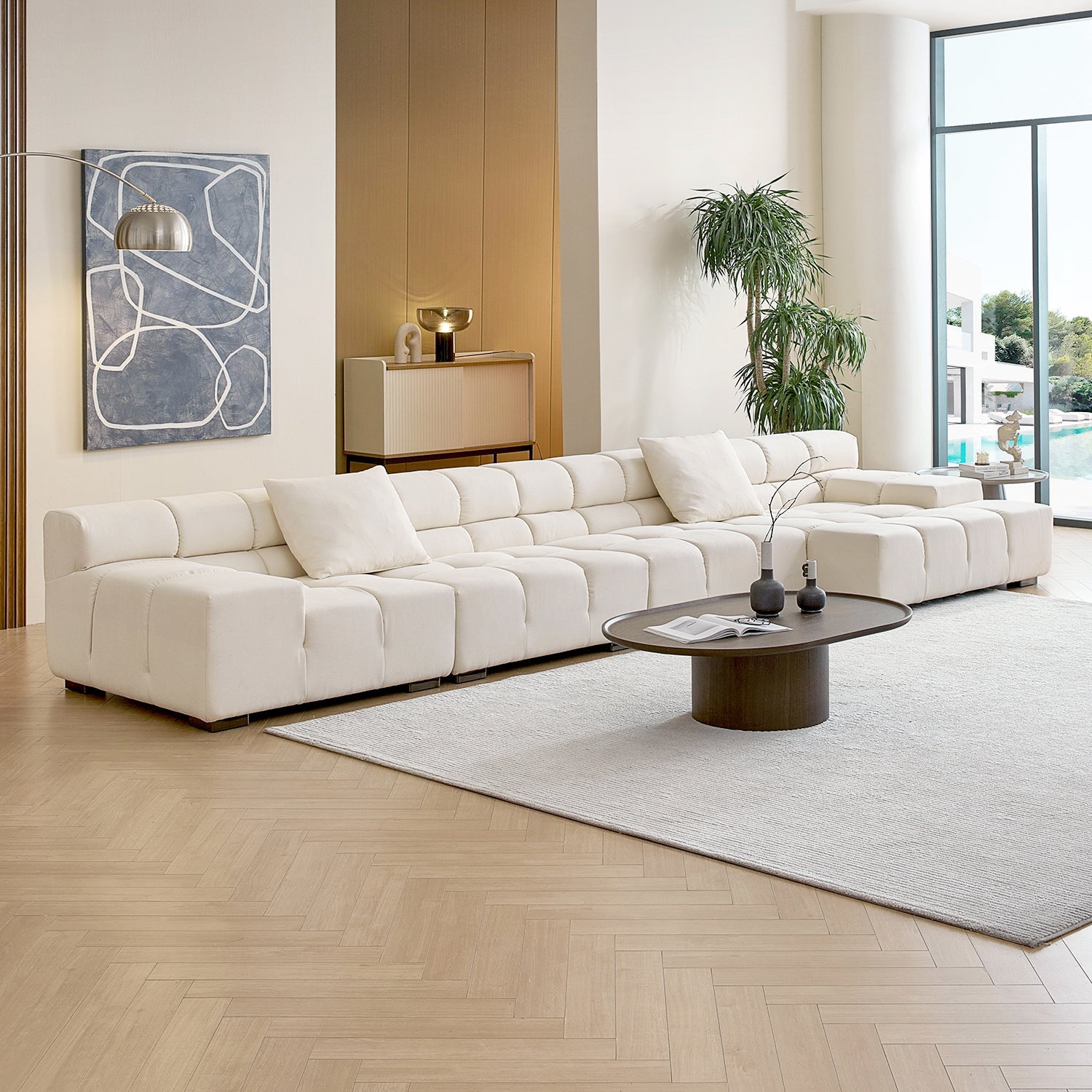 sectional - Amora Sectional Low Arm - MC - Mario Capasa