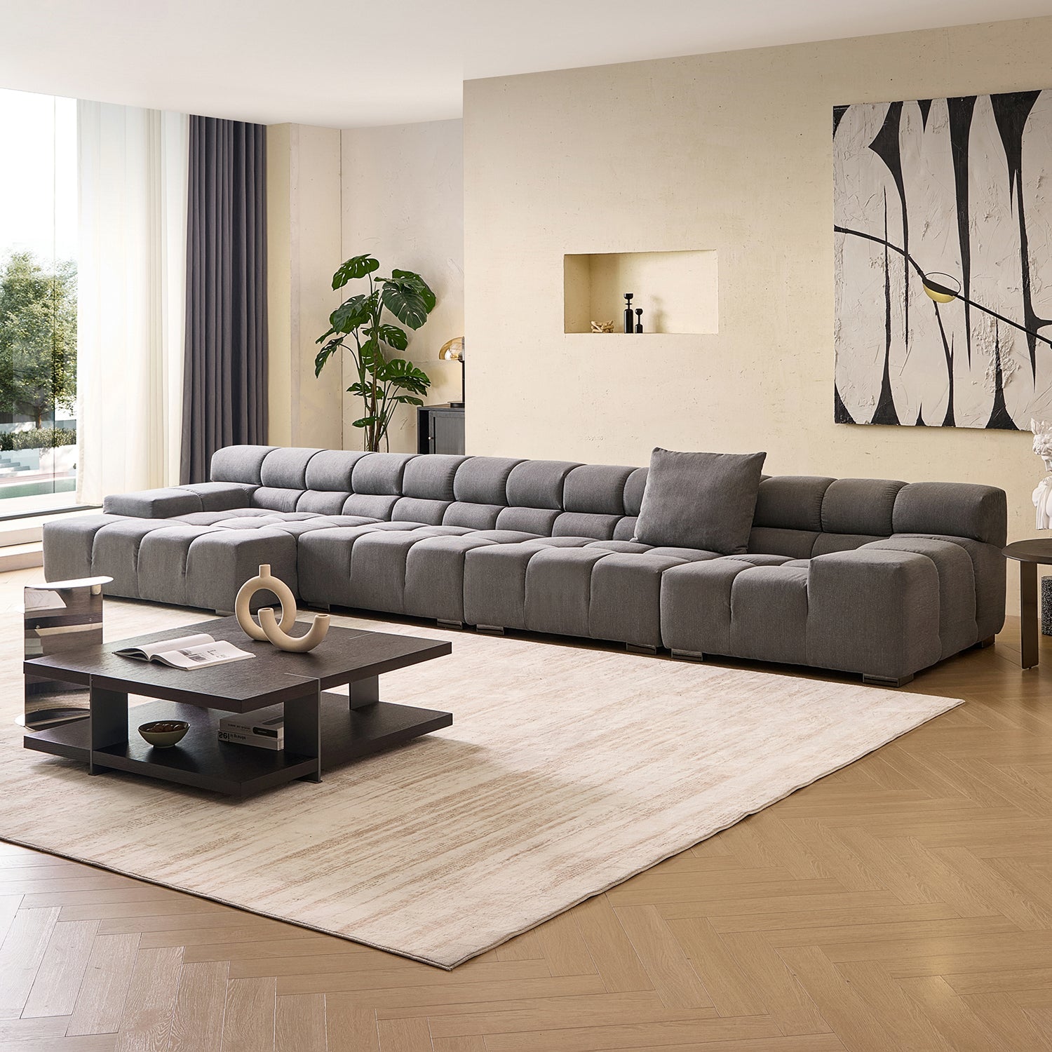 sectional - Amora Sectional Low Arm - MC - Mario Capasa