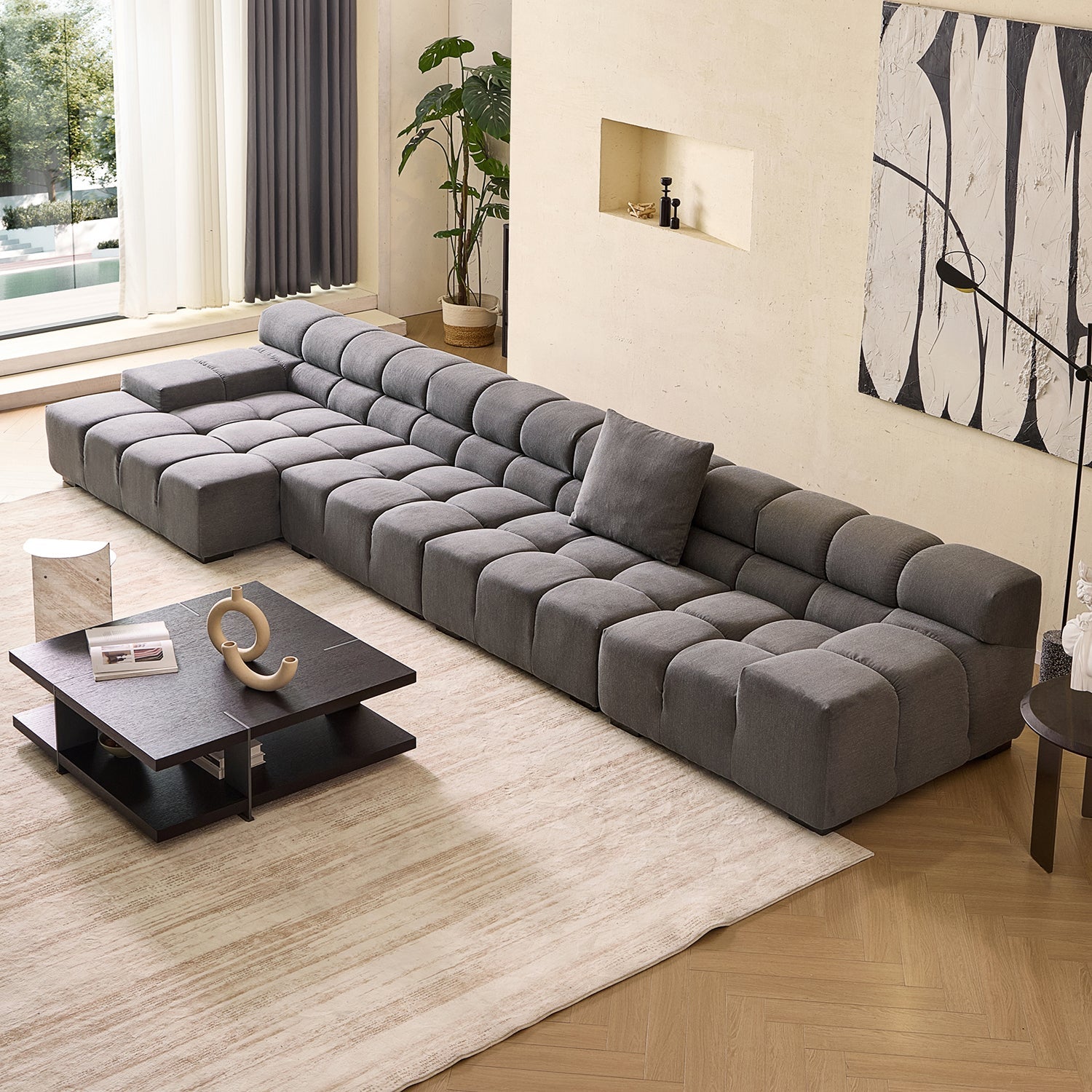sectional - Amora Sectional Low Arm - MC - Mario Capasa