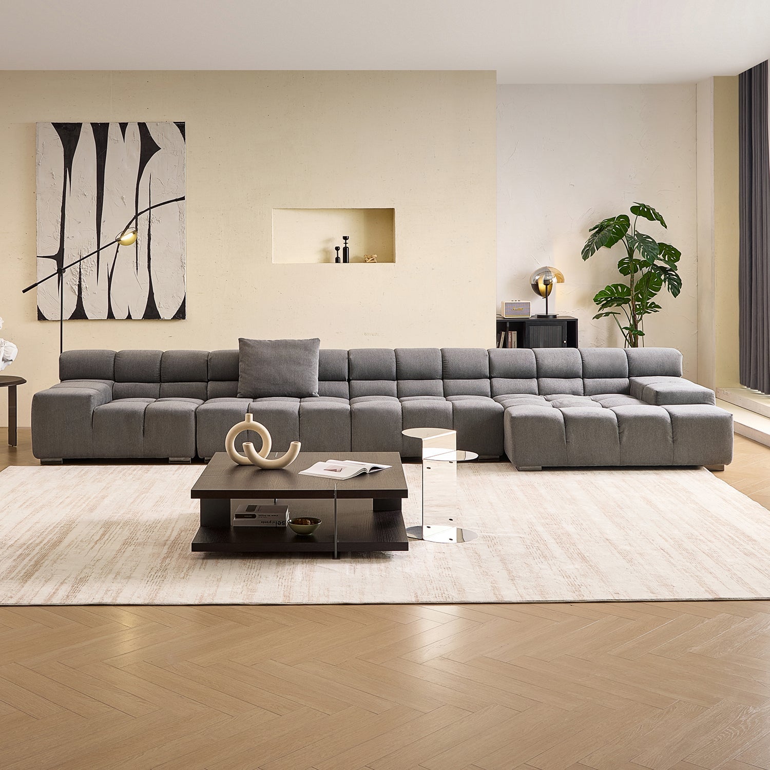 sectional - Amora Sectional Low Arm - MC - Mario Capasa