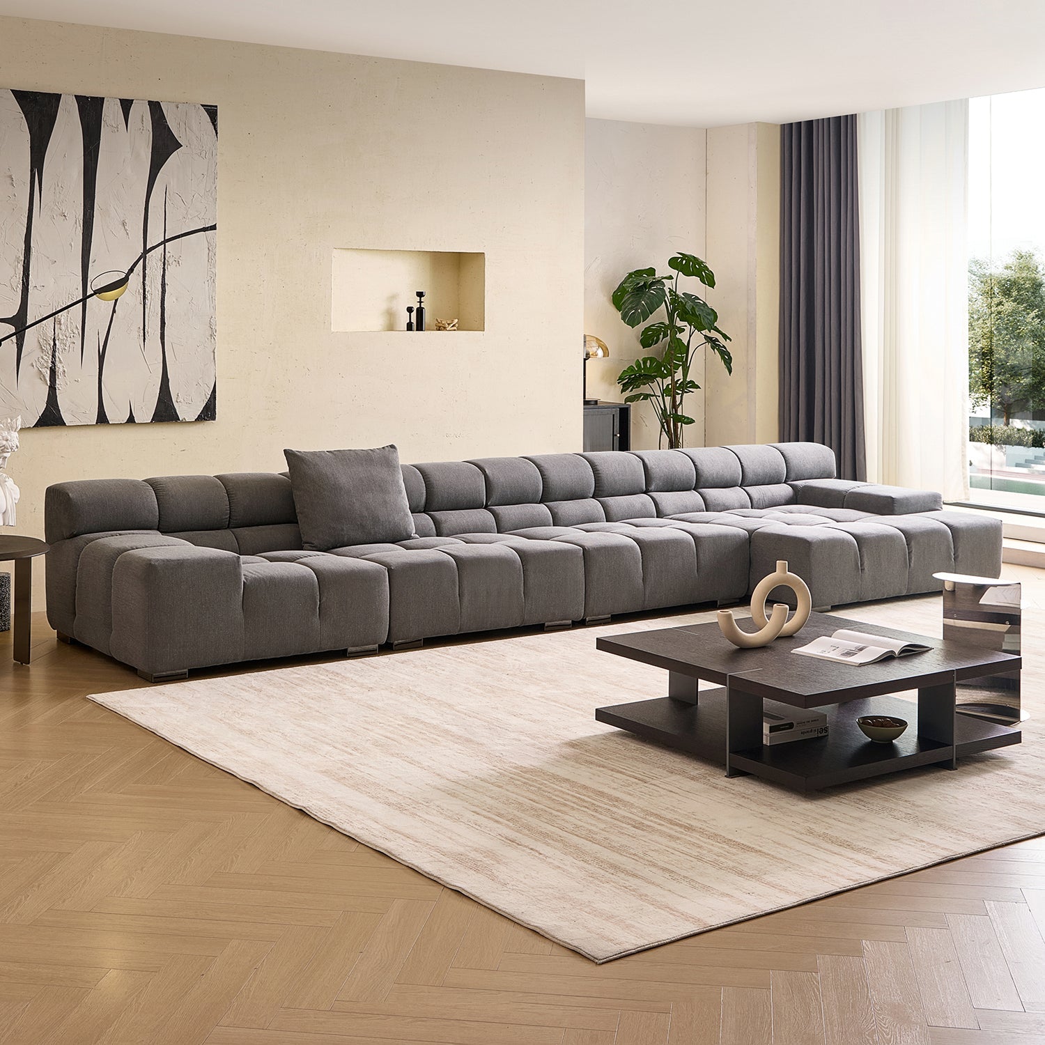 sectional - Amora Sectional Low Arm - MC - Mario Capasa