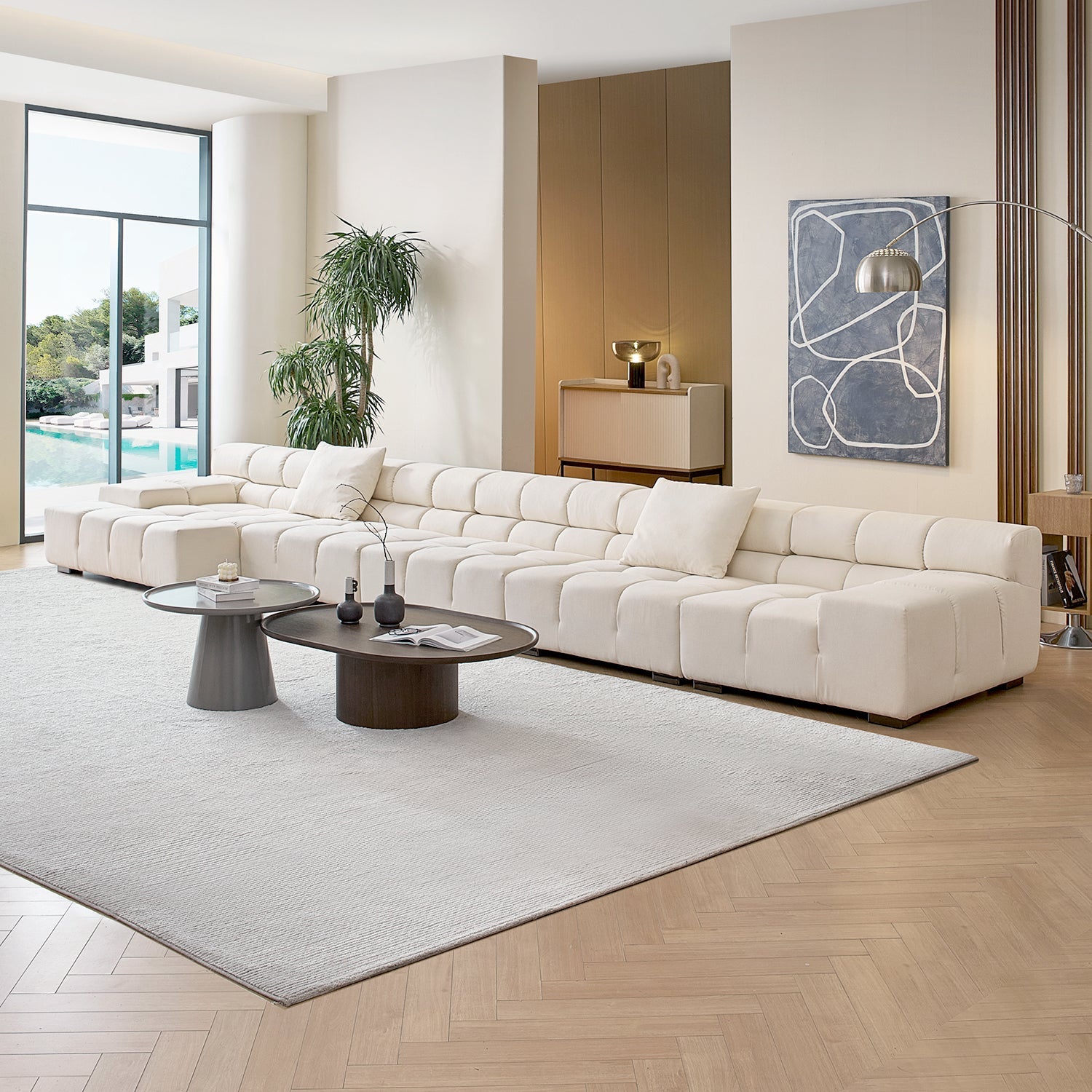 sectional - Amora Sectional Low Arm - MC - Mario Capasa
