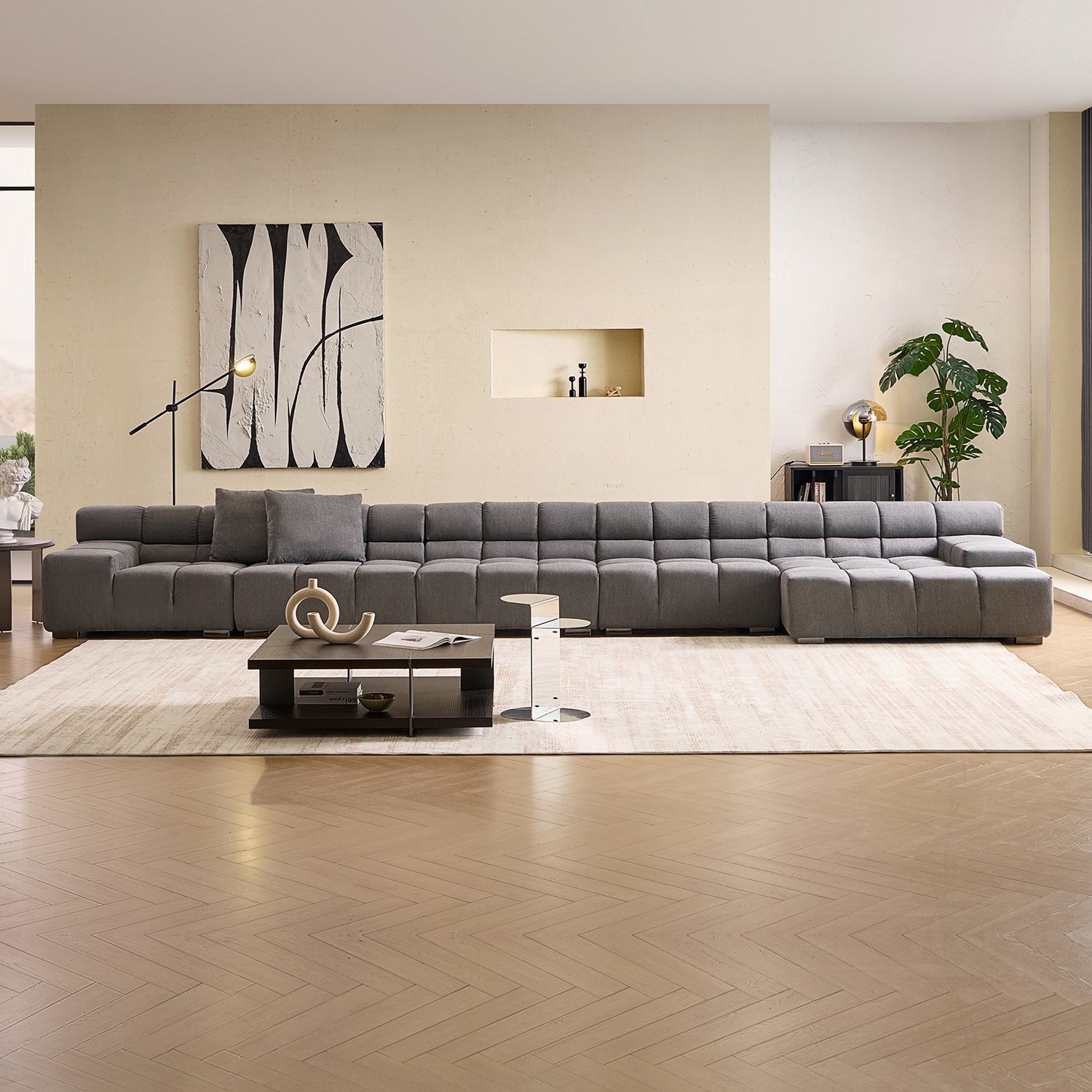 sectional - Amora Sectional Low Arm - MC - Mario Capasa