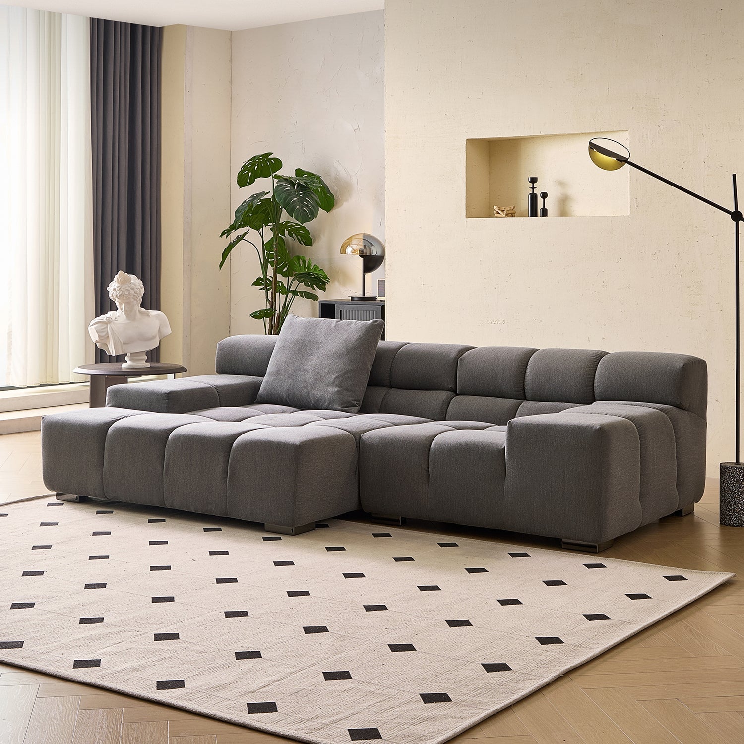 sectional - Amora Sectional Low Arm - MC - Mario Capasa