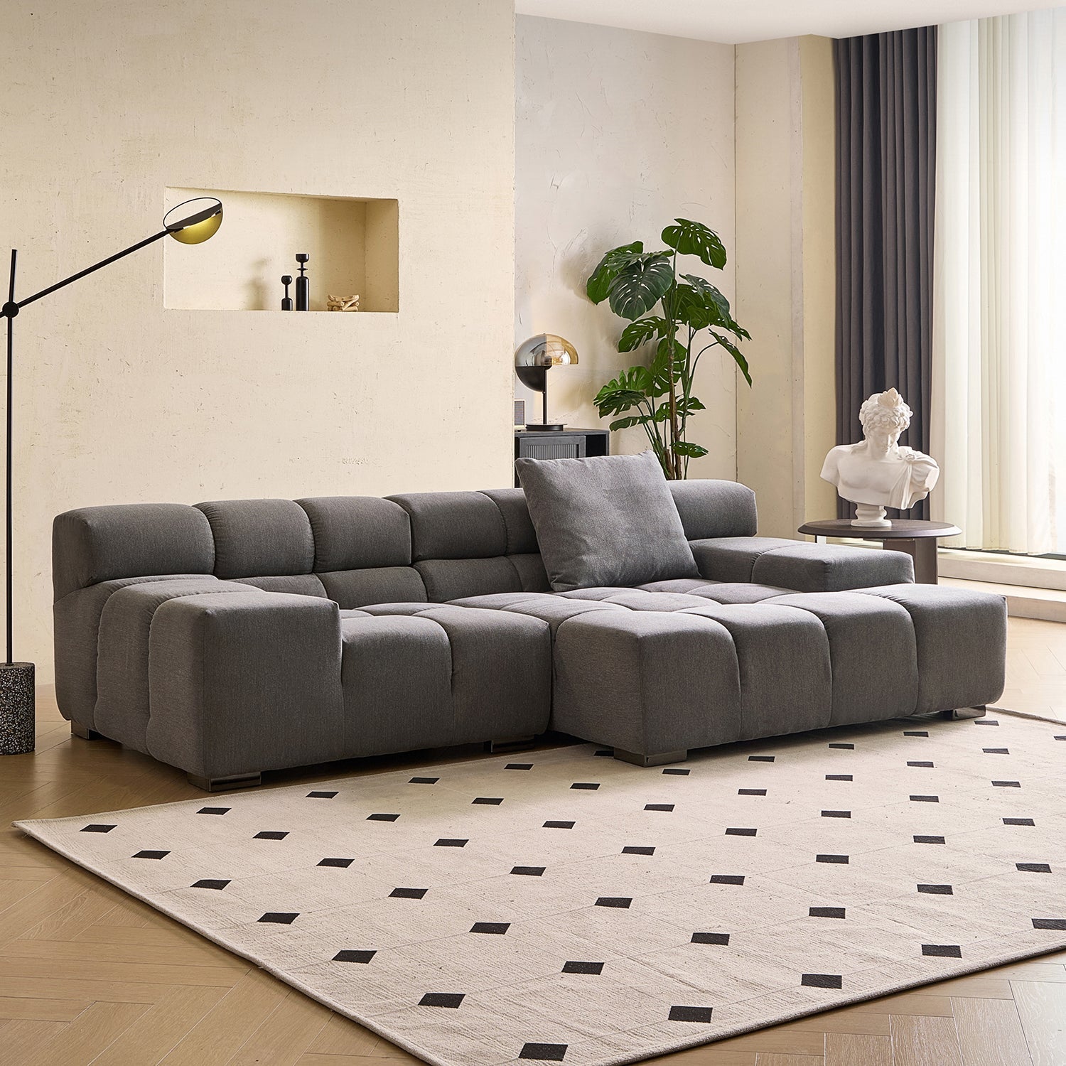 sectional - Amora Sectional Low Arm - MC - Mario Capasa