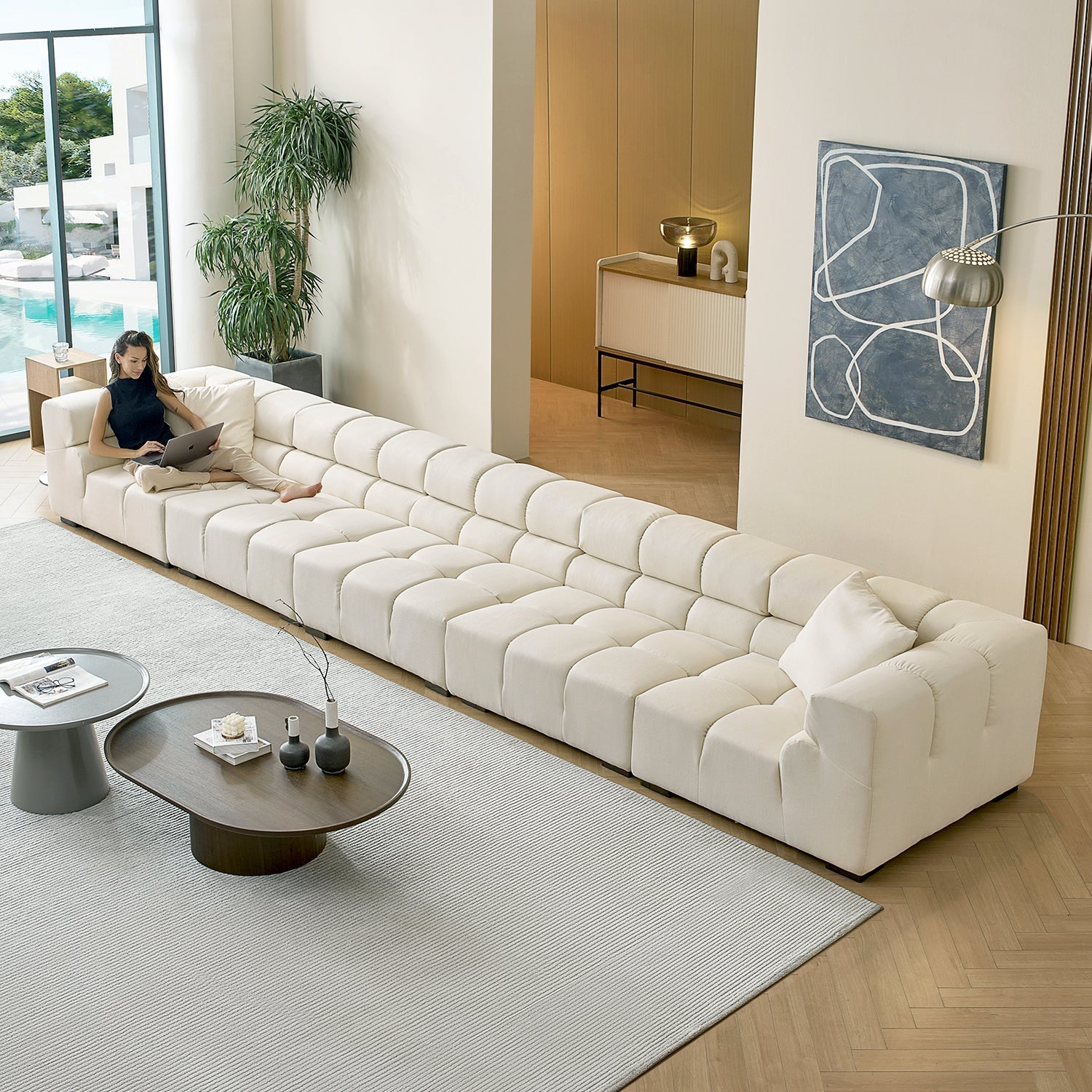 Sofa - Amora Sofa High Arms - MC - Mario Capasa