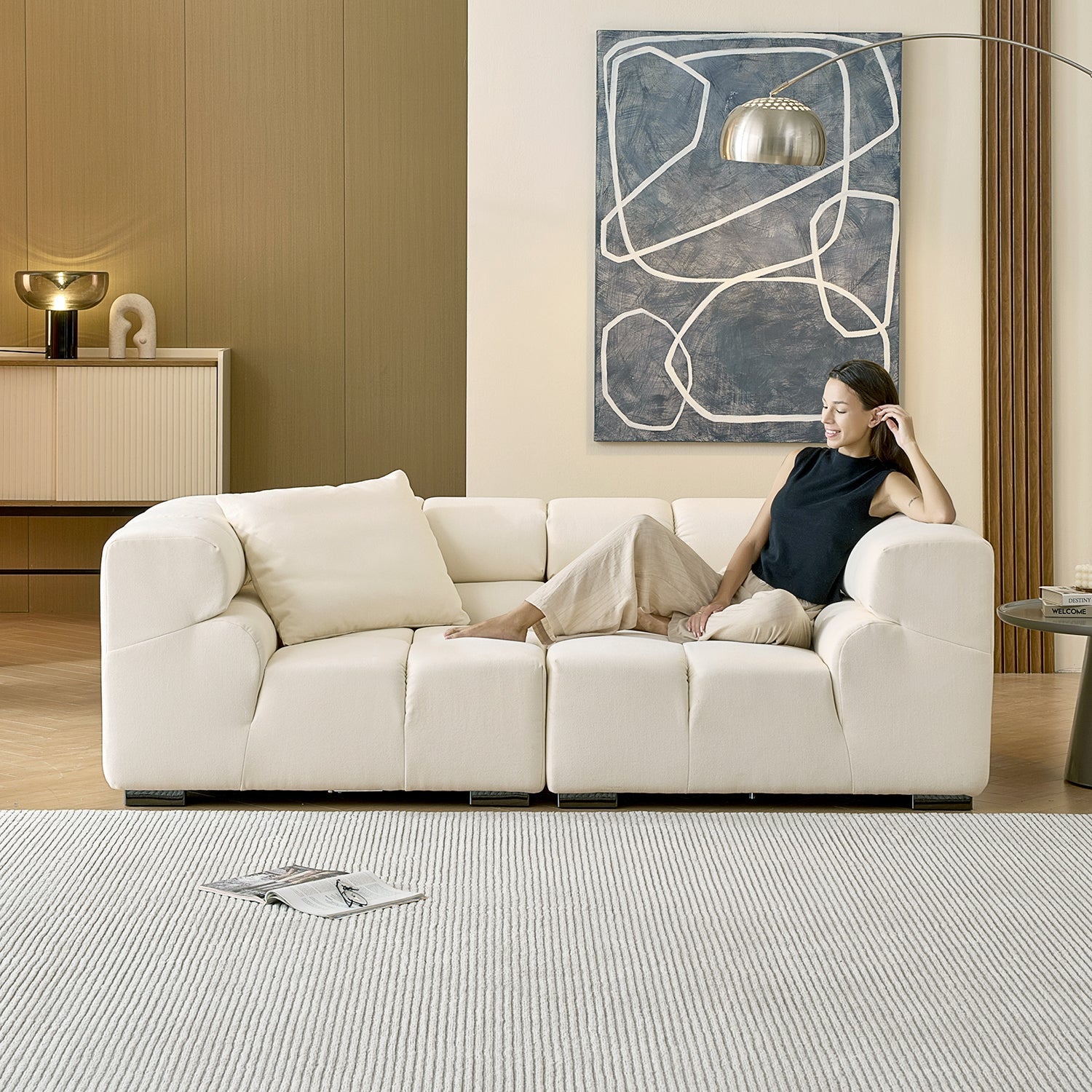 Sofa - Amora Sofa High Arms - MC - Mario Capasa