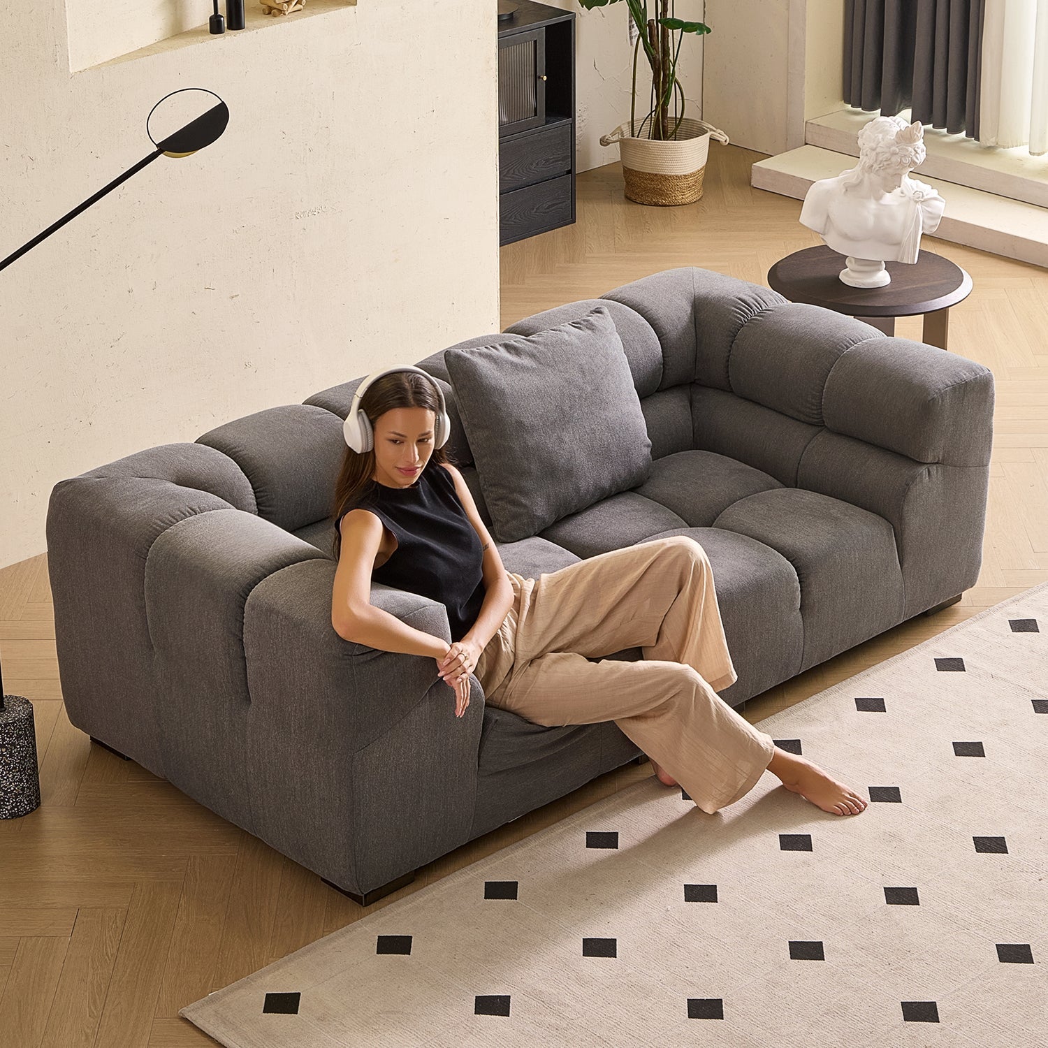 Sofa - Amora Sofa High Arms - MC - Mario Capasa