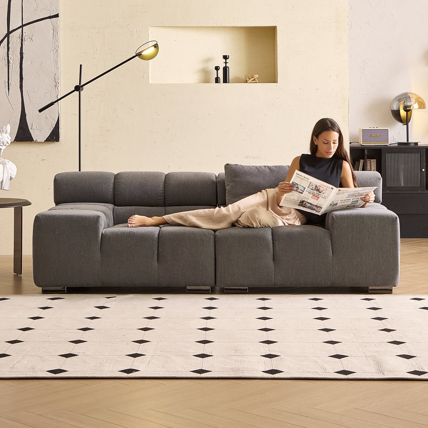 Sofa - Amora Sofa Low Arms - MC - Mario Capasa