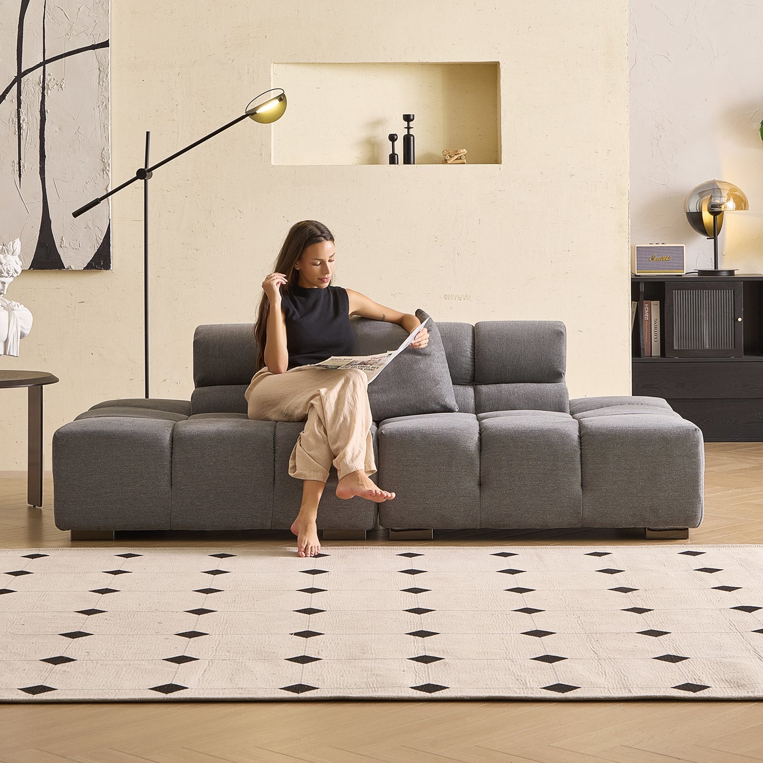 Sofa - Amora Sofa No Arms - MC - Mario Capasa