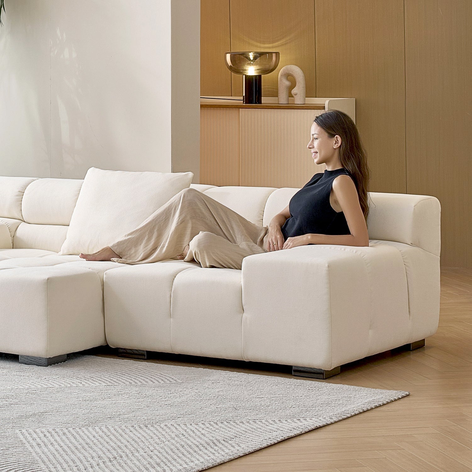 sectional - Amora Sectional Low Arm - MC - Mario Capasa