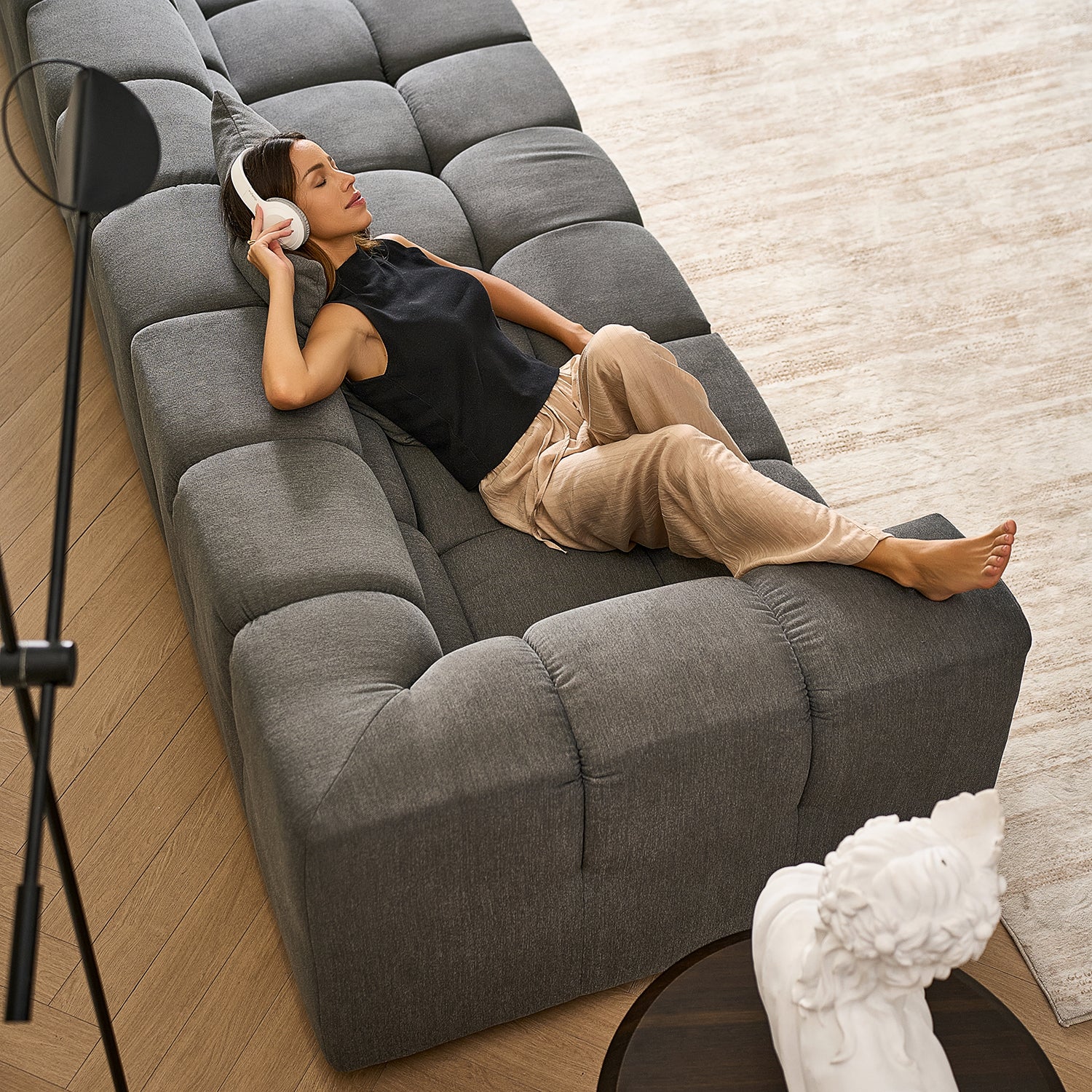 Sofa - Amora Sofa High Arms - MC - Mario Capasa