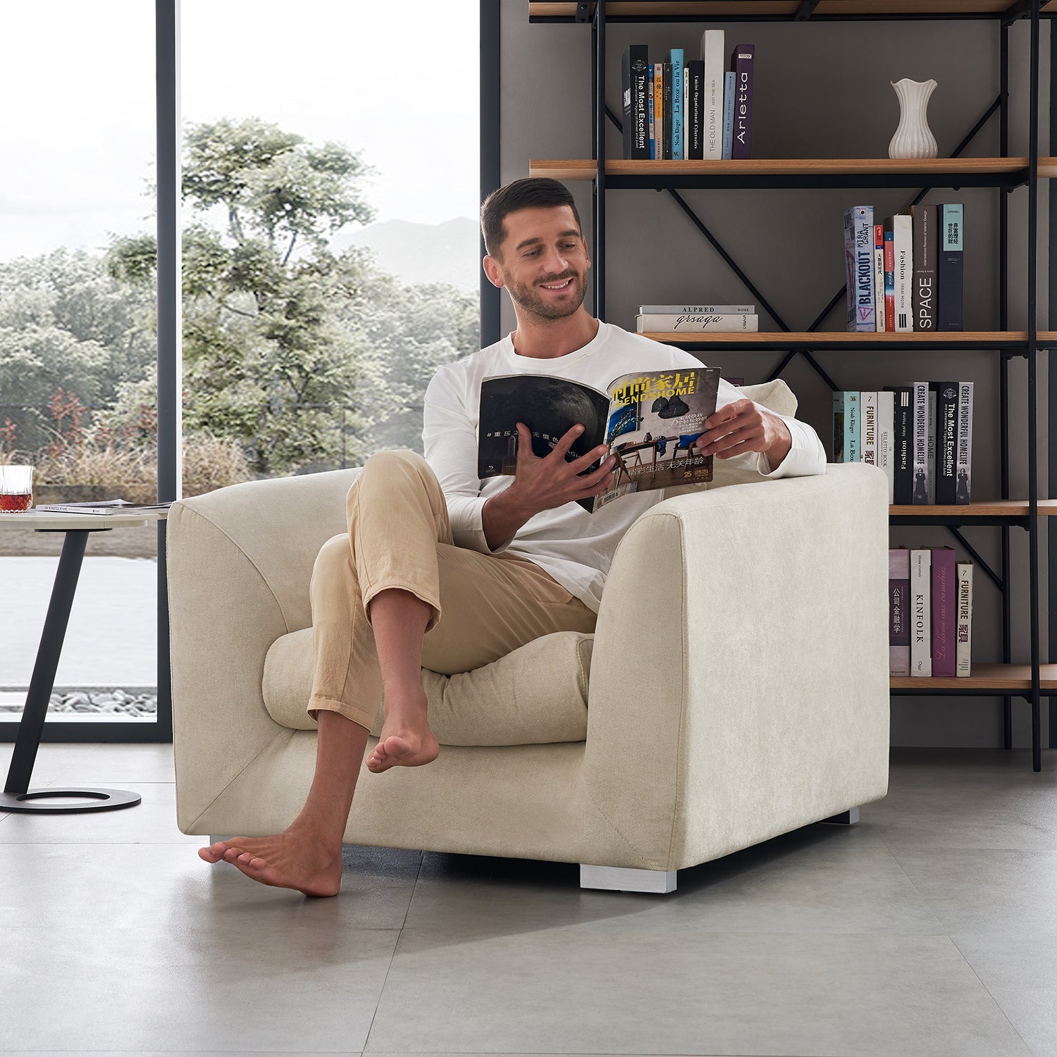 Accent Chair - Feathers Armchair - MC - Mario Capasa