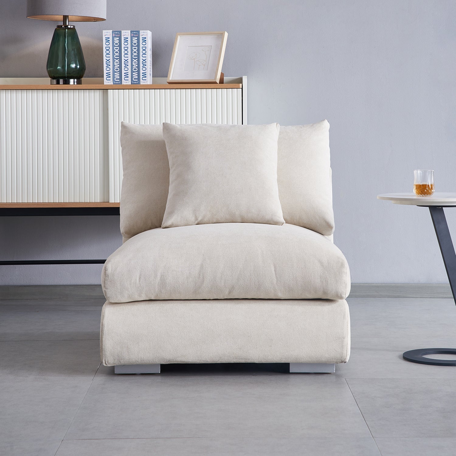 Modular - Feathers 1 - Seater - Armless - MC - Mario Capasa