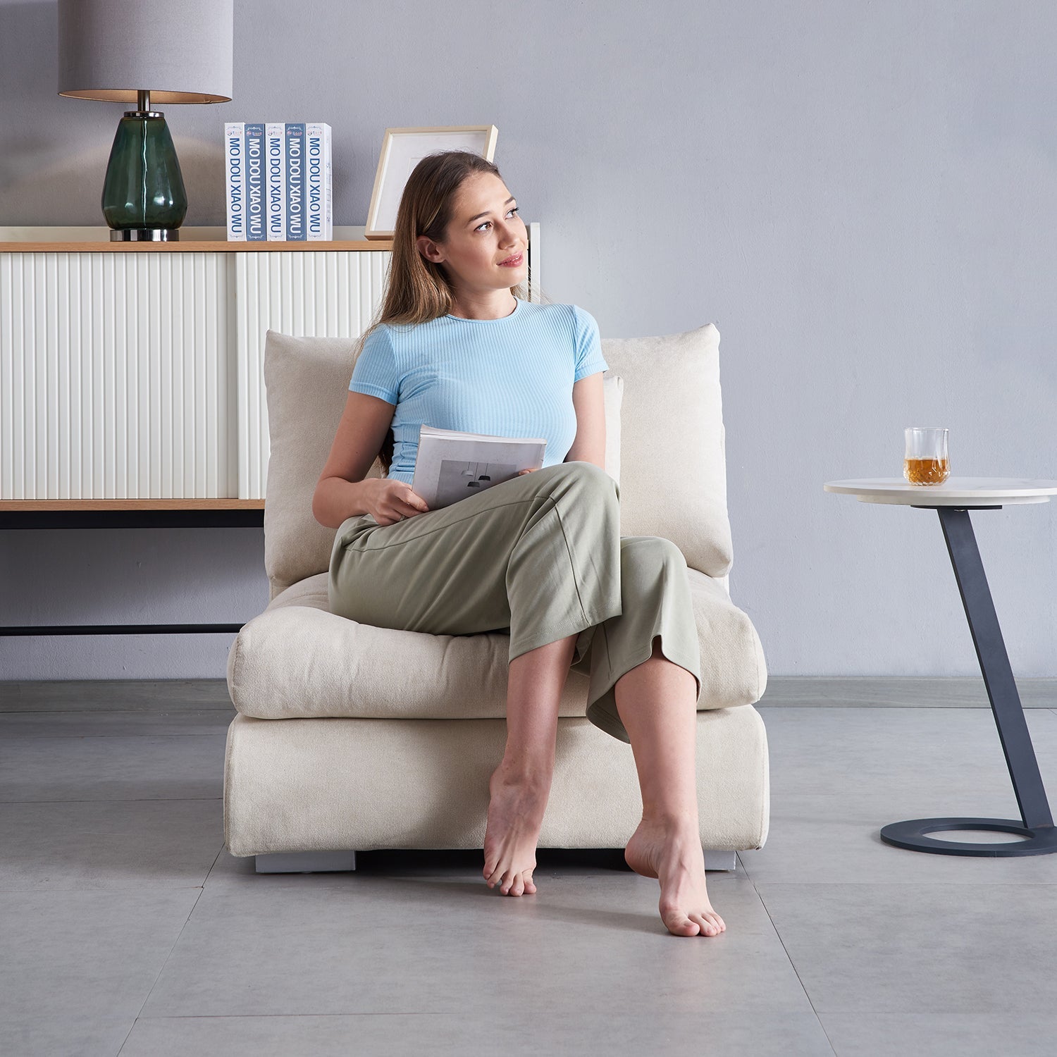 Modular - Feathers 1 - Seater - Armless - MC - Mario Capasa