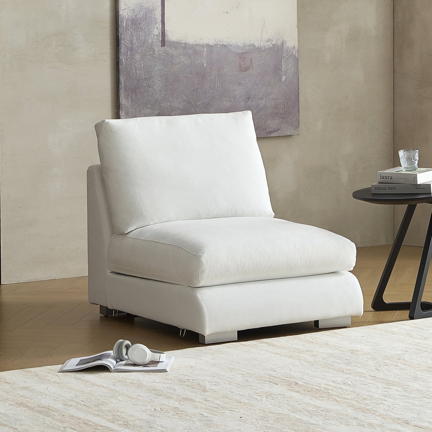 Modular - Feathers 1 - Seater - Armless - MC - Mario Capasa
