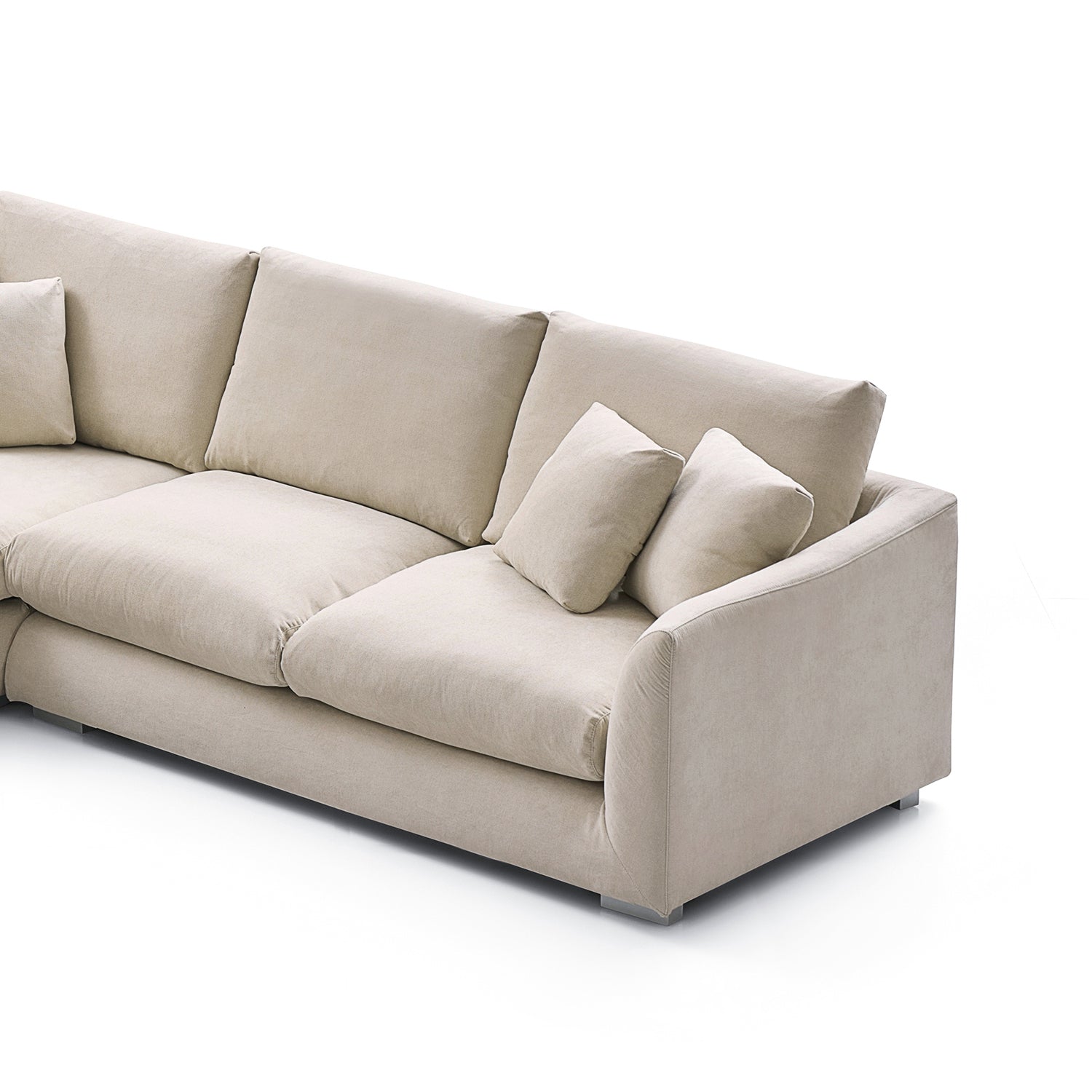 Sofa - Feathers L Sectional - MC - Mario Capasa