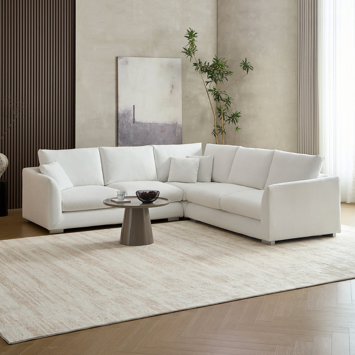 Sofa - Feathers L Sectional - MC - Mario Capasa