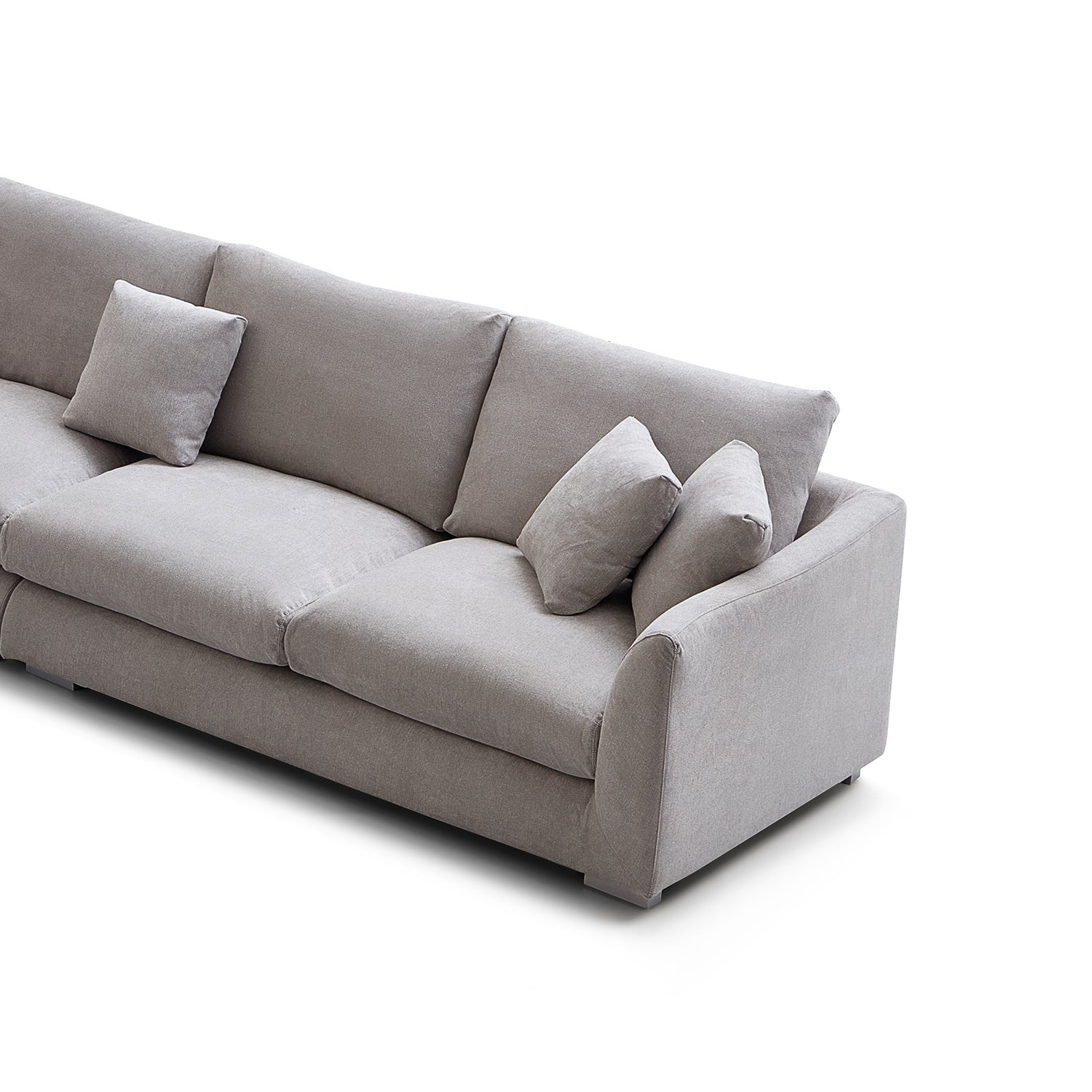 Sofa - Feathers L Sectional - MC - Mario Capasa