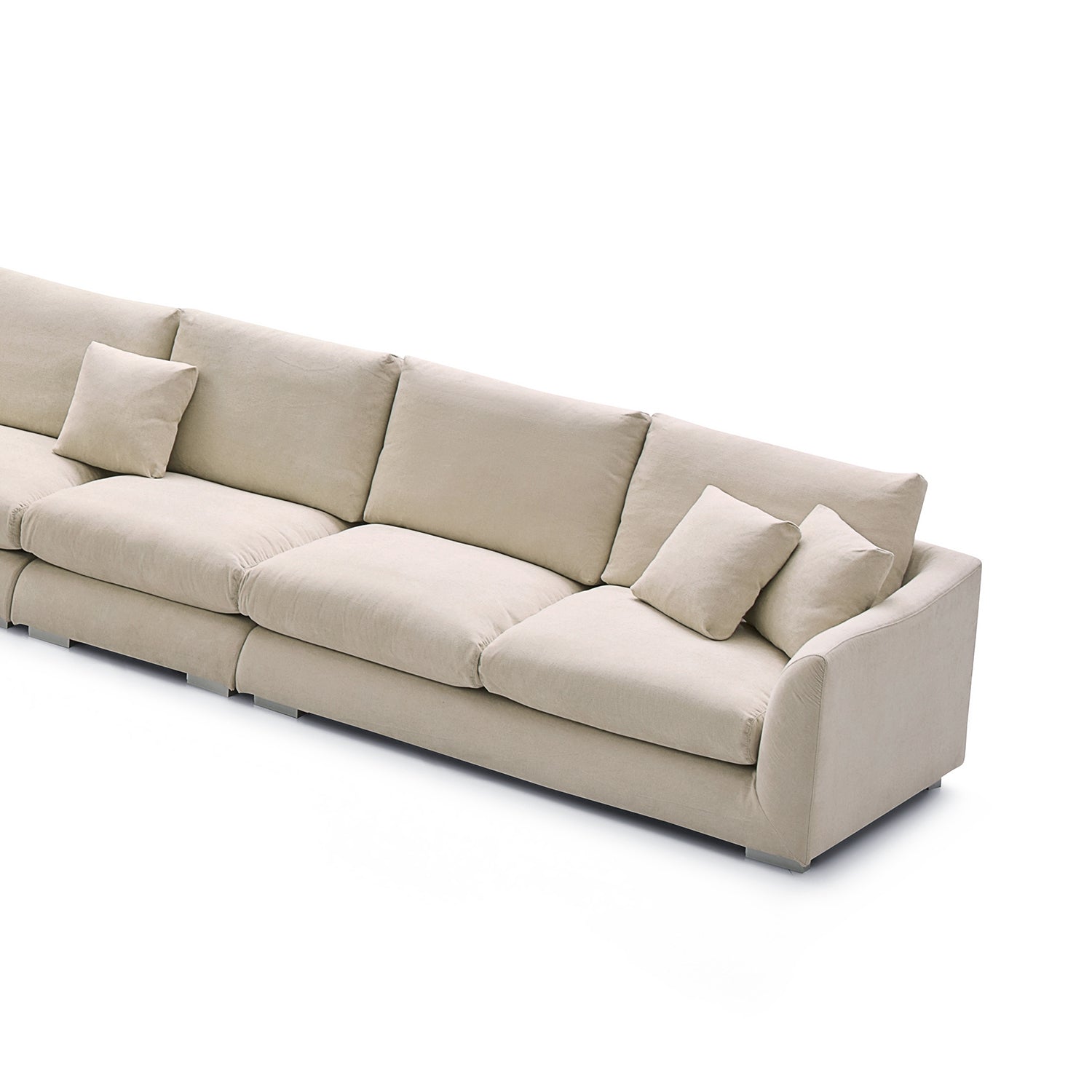 Sofa - Feathers L Sectional - MC - Mario Capasa