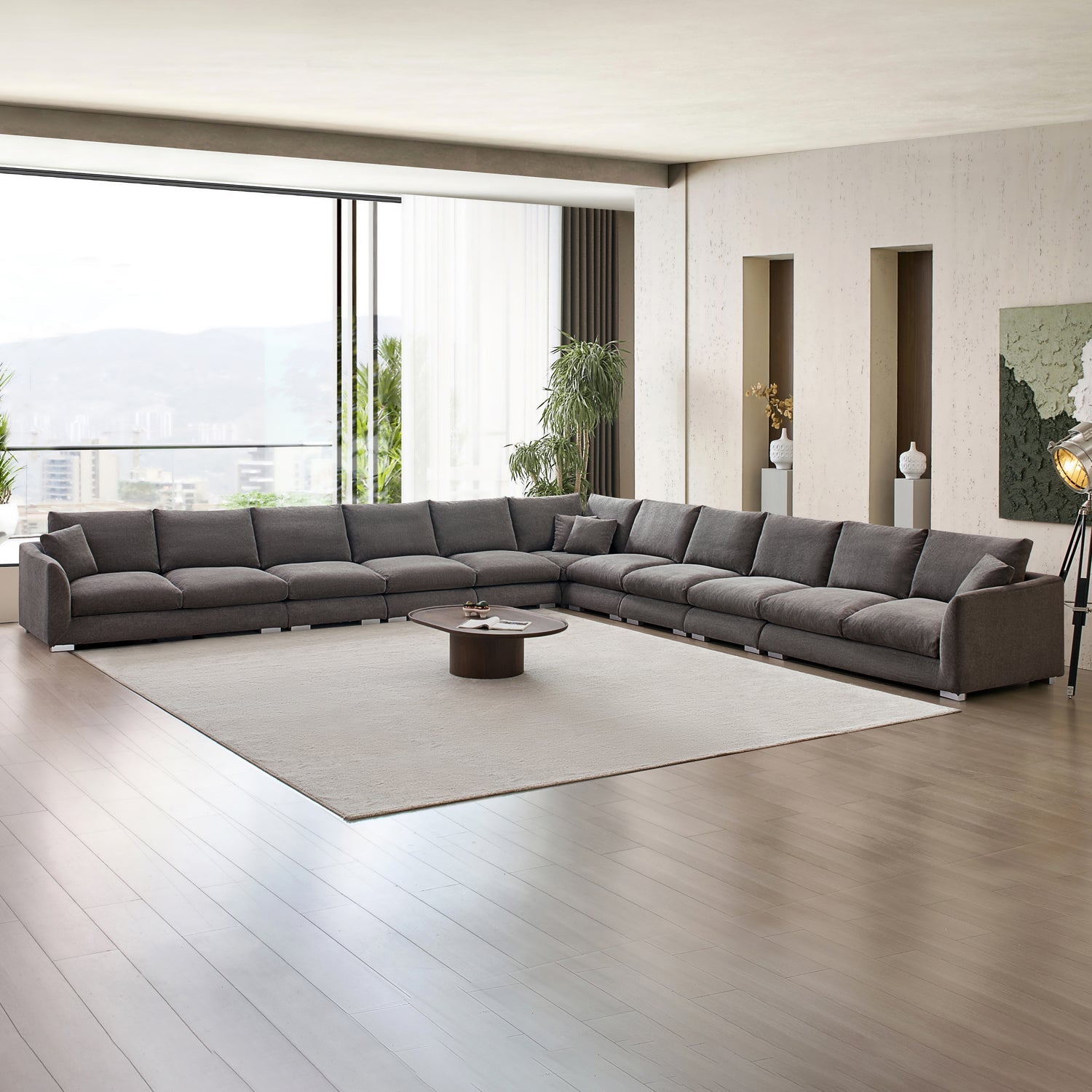 Sofa - Feathers L Sectional - MC - Mario Capasa