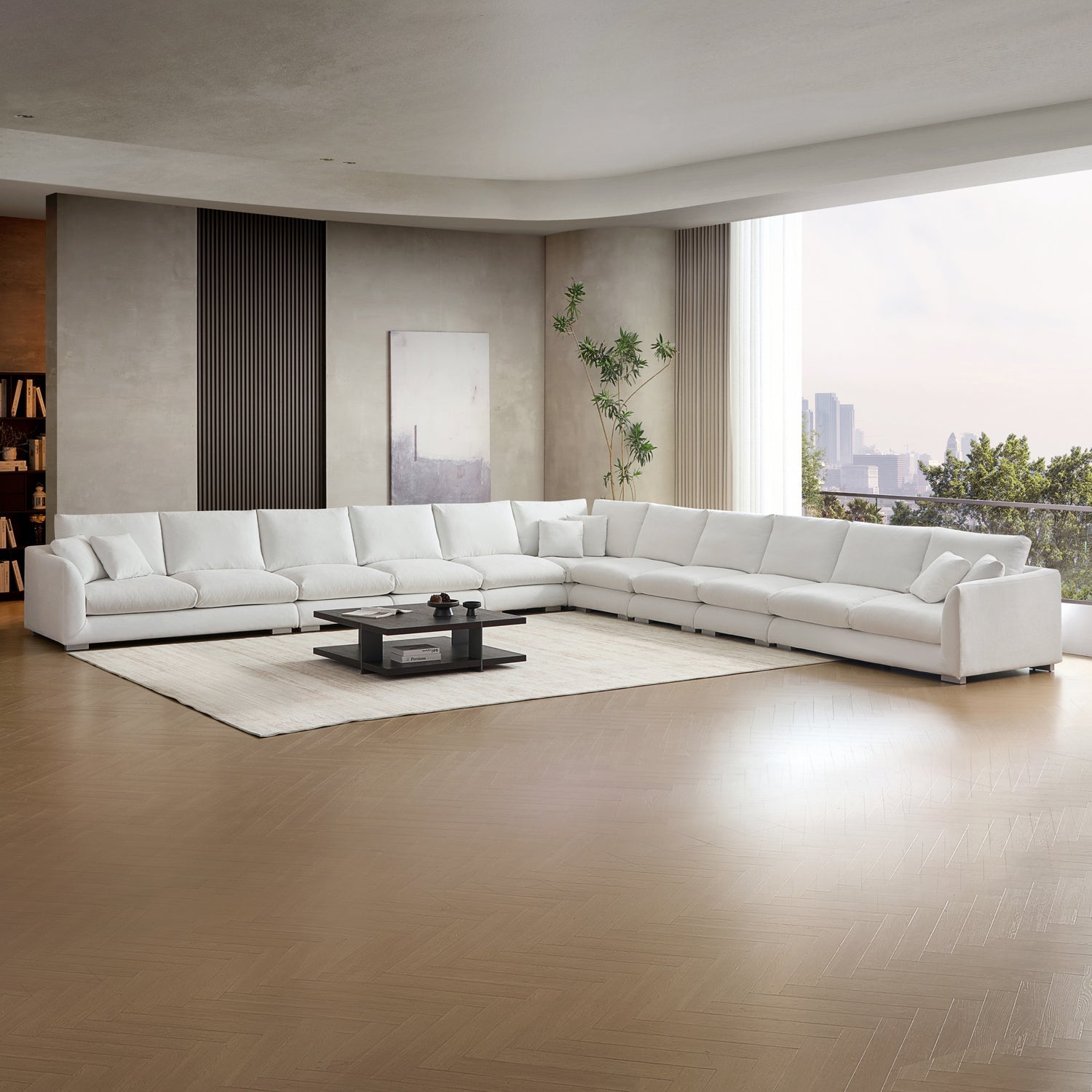Sofa - Feathers L Sectional - MC - Mario Capasa