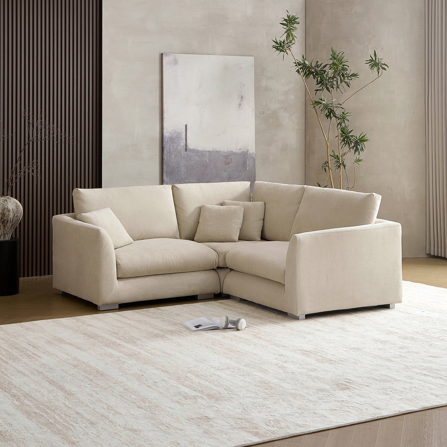 Sofa - Feathers L Sectional - MC - Mario Capasa