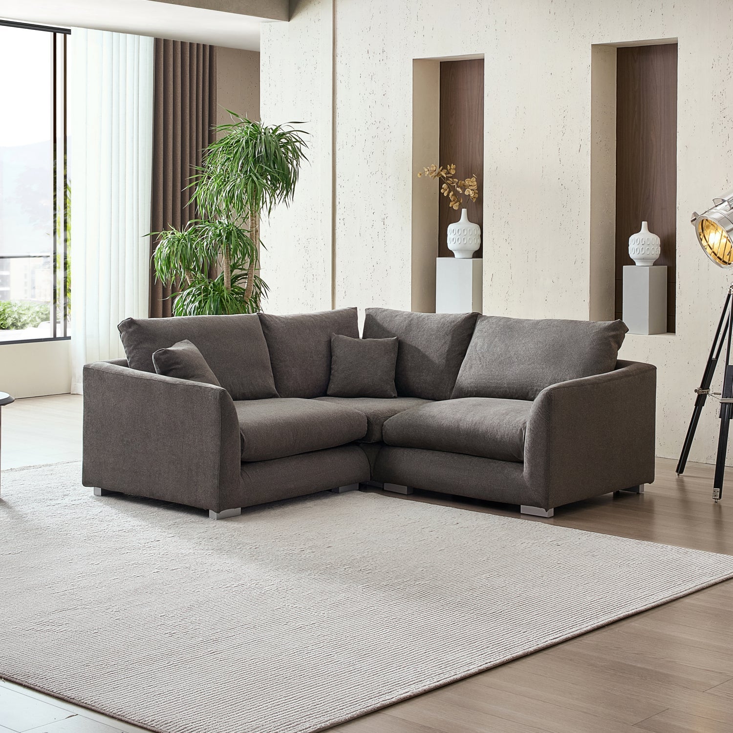 Sofa - Feathers L Sectional - MC - Mario Capasa