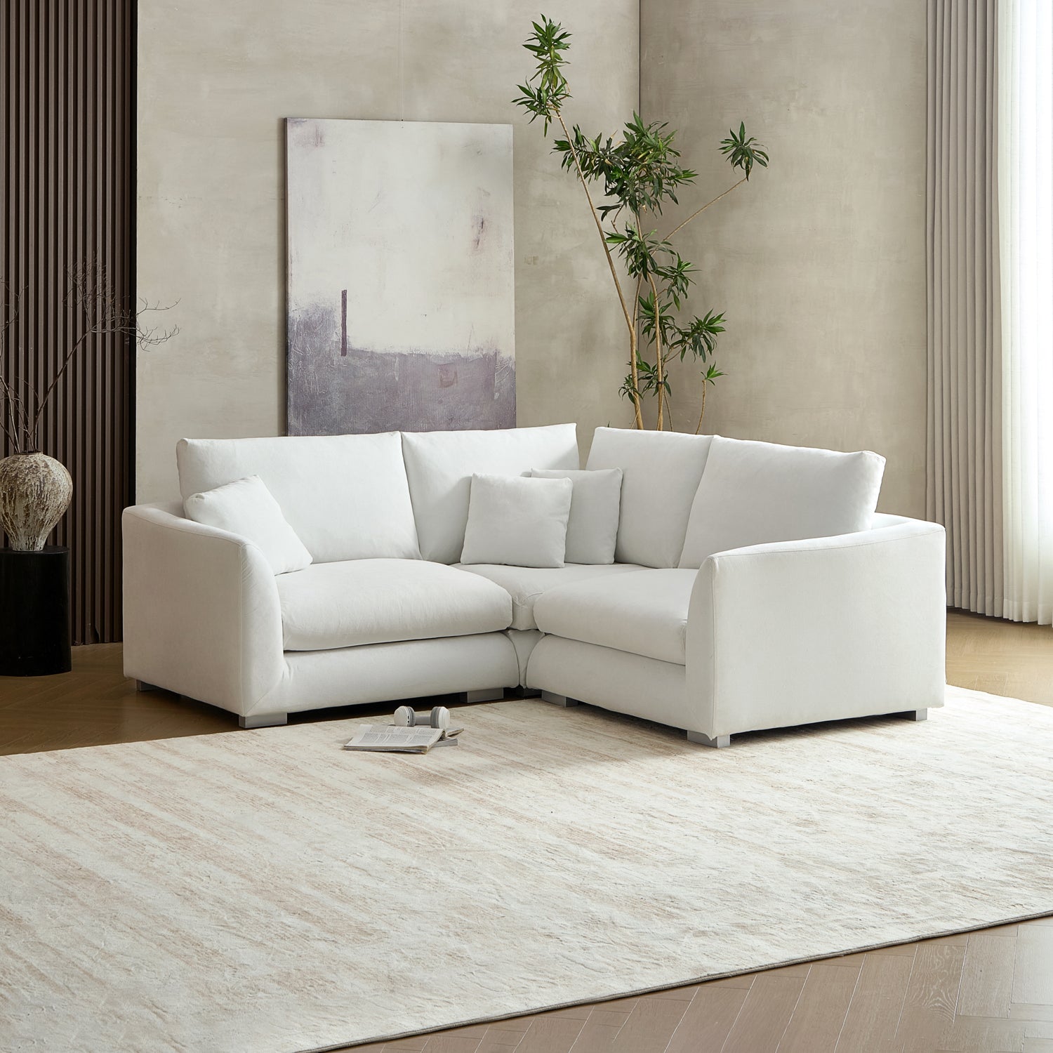 Sofa - Feathers L Sectional - MC - Mario Capasa