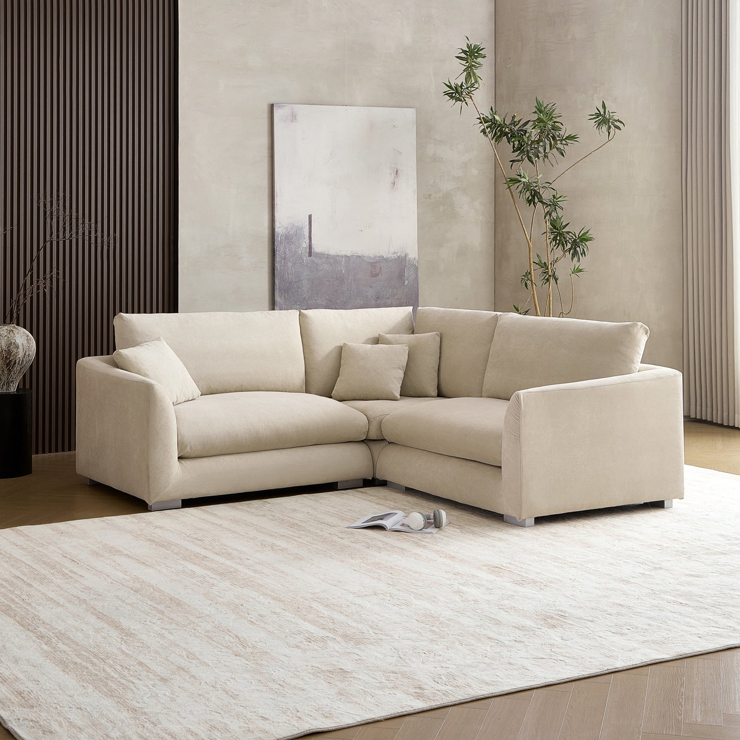 Sofa - Feathers L Sectional - MC - Mario Capasa
