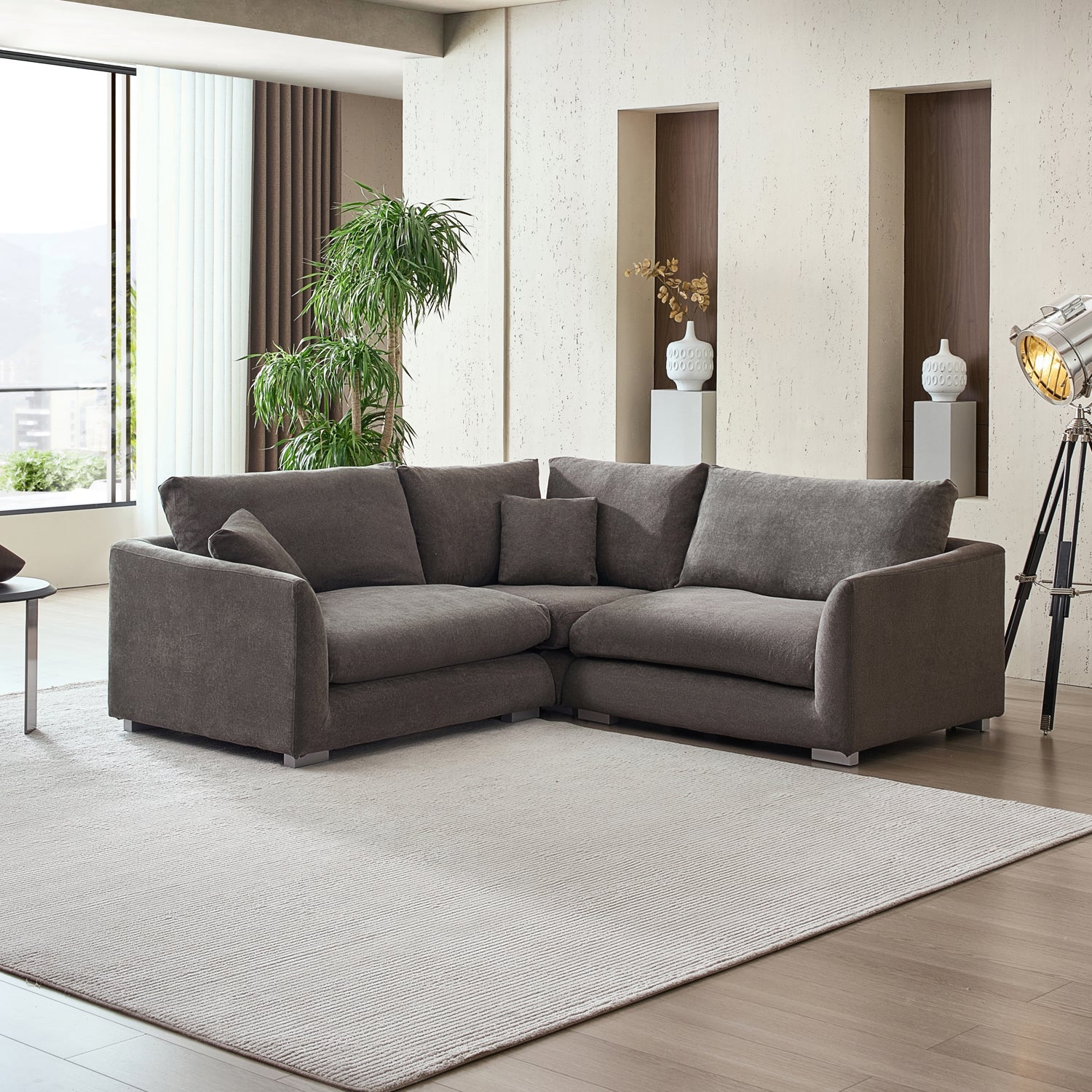 Sofa - Feathers L Sectional - MC - Mario Capasa