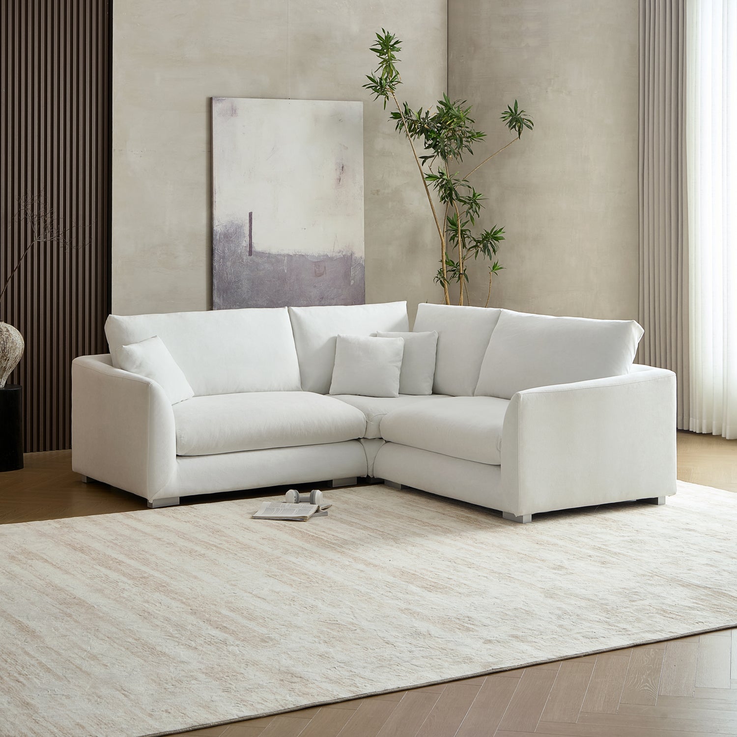 Sofa - Feathers L Sectional - MC - Mario Capasa