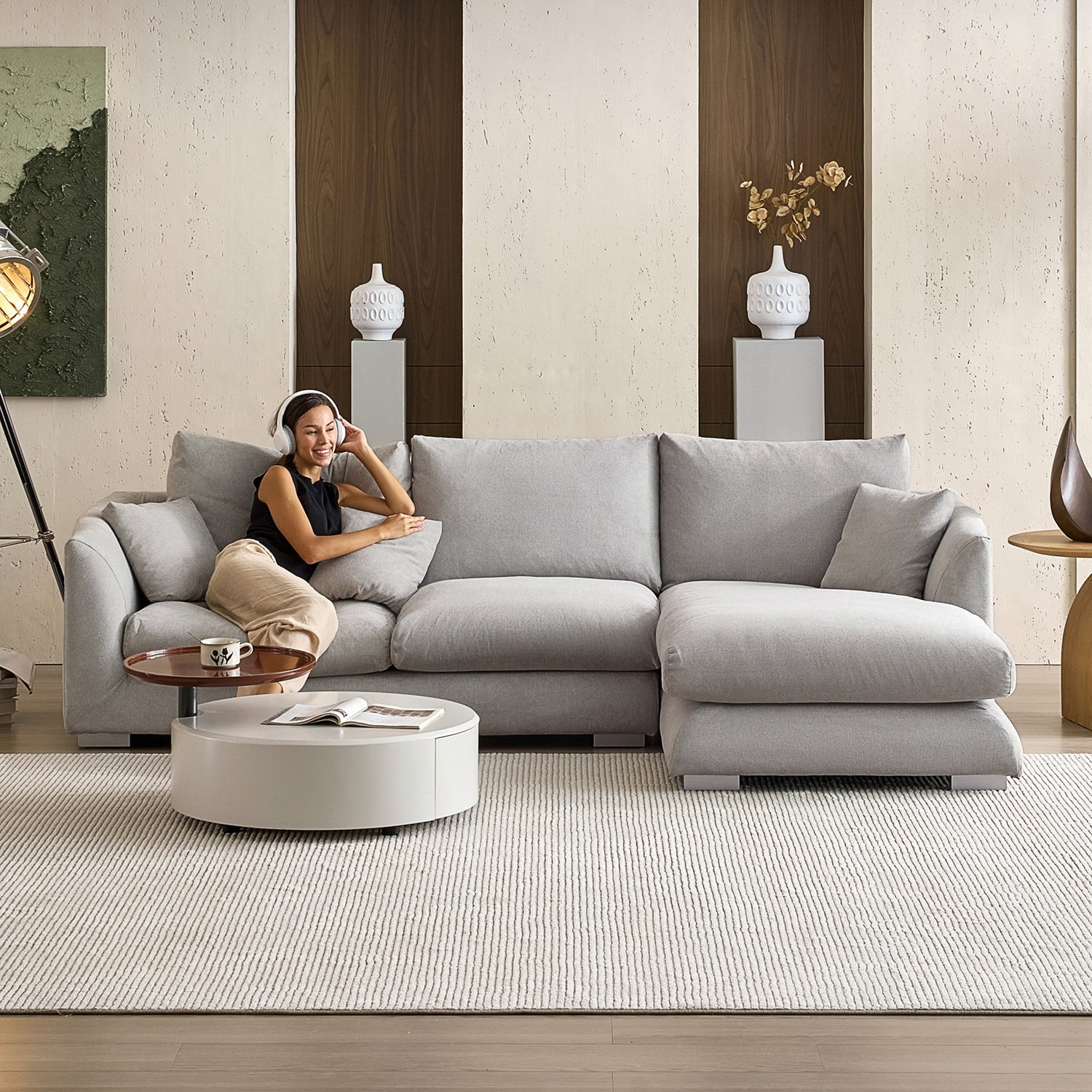 sectional - Feathers Sectional - MC - Mario Capasa