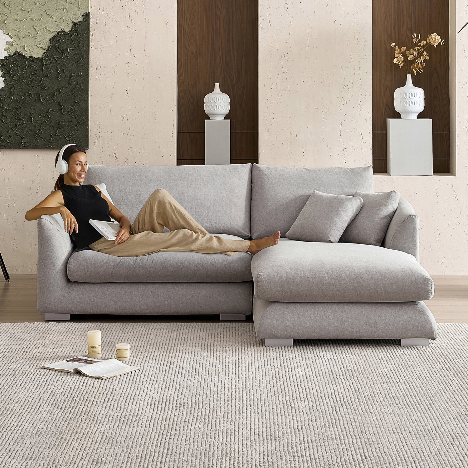 sectional - Feathers Sectional - MC - Mario Capasa