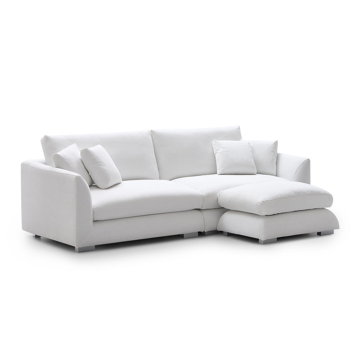 Sofa - Feathers Sofa + Ottoman - MC - Mario Capasa
