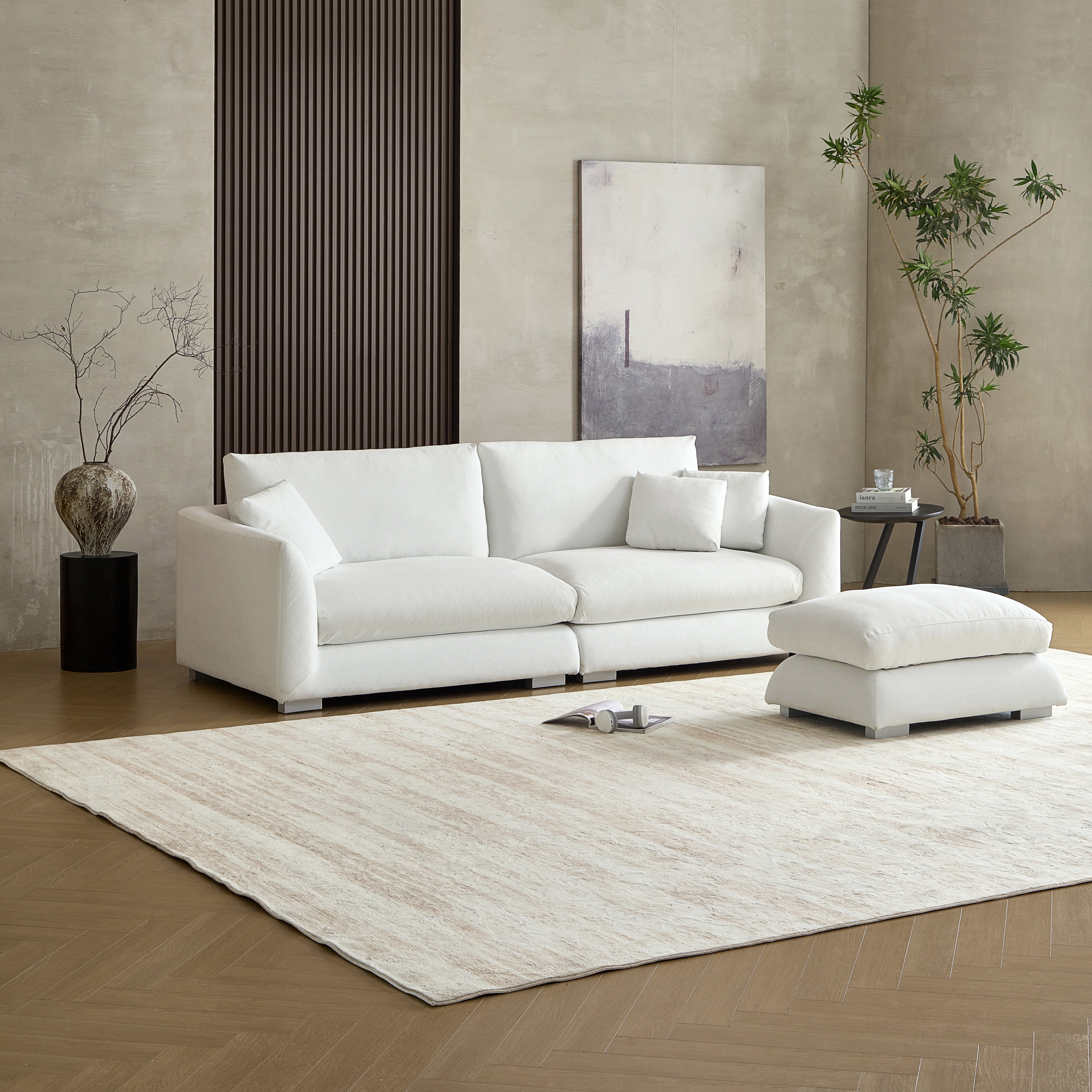 Sofa - Feathers Sofa + Ottoman - MC - Mario Capasa