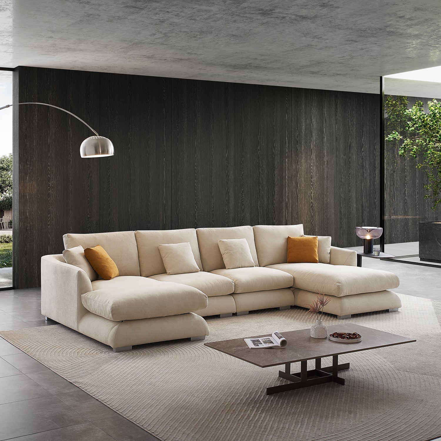 sectional - Feathers U - Sectional - MC - Mario Capasa